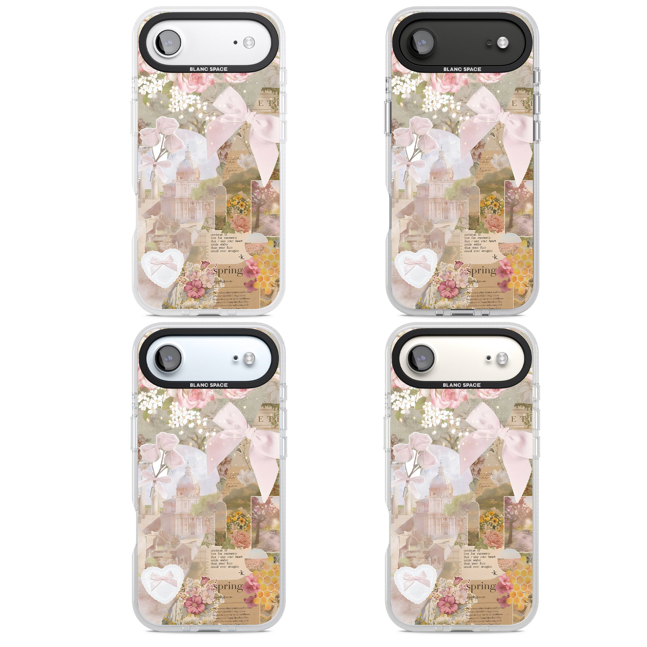 Coquette Collage iPhone 17 Air Impact Air Clear Phone Case APT Impact Protection