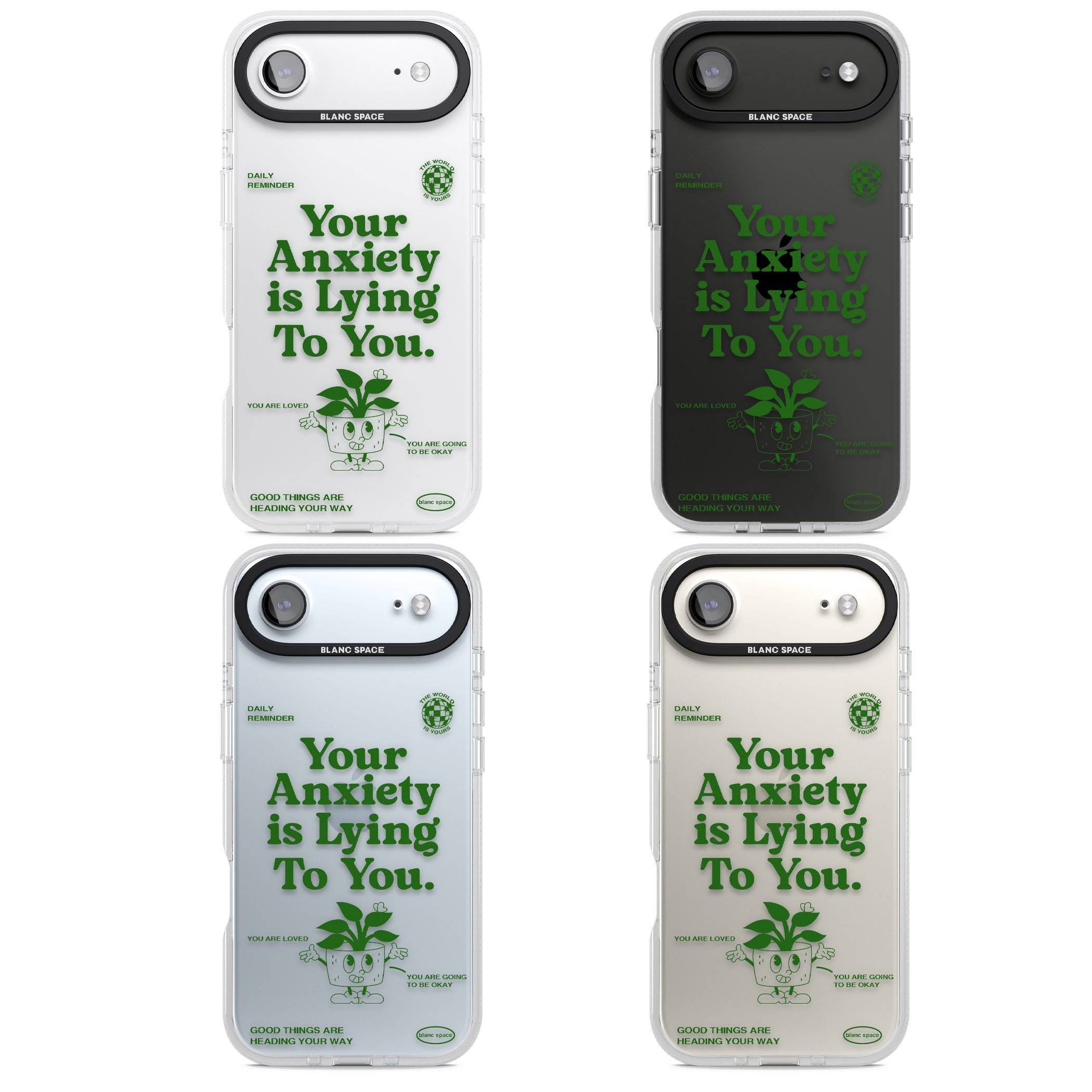 Your Anxiety Is Lying To You iPhone 17 Air Impact Air Clear Phone Case APT Impact Protection