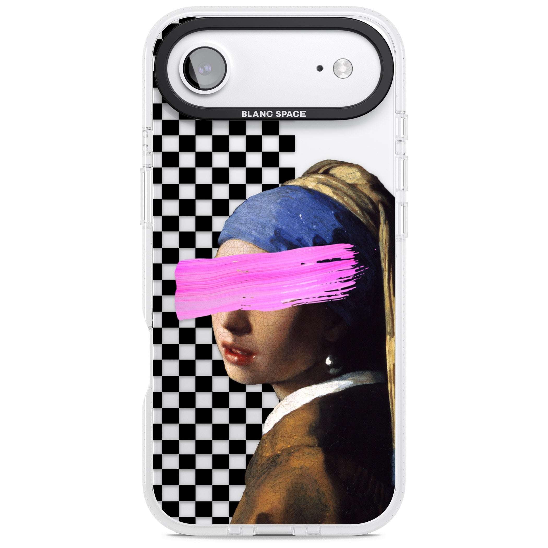 Abstract Pearl Girl iPhone 17 Air Impact Air Clear Phone Case