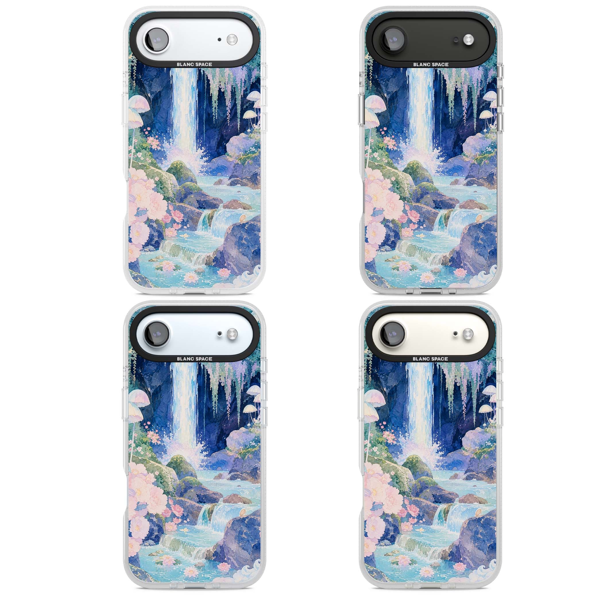 Mystic Waterfall art iPhone case | Clear Case Impact Air case for iPhone Air
