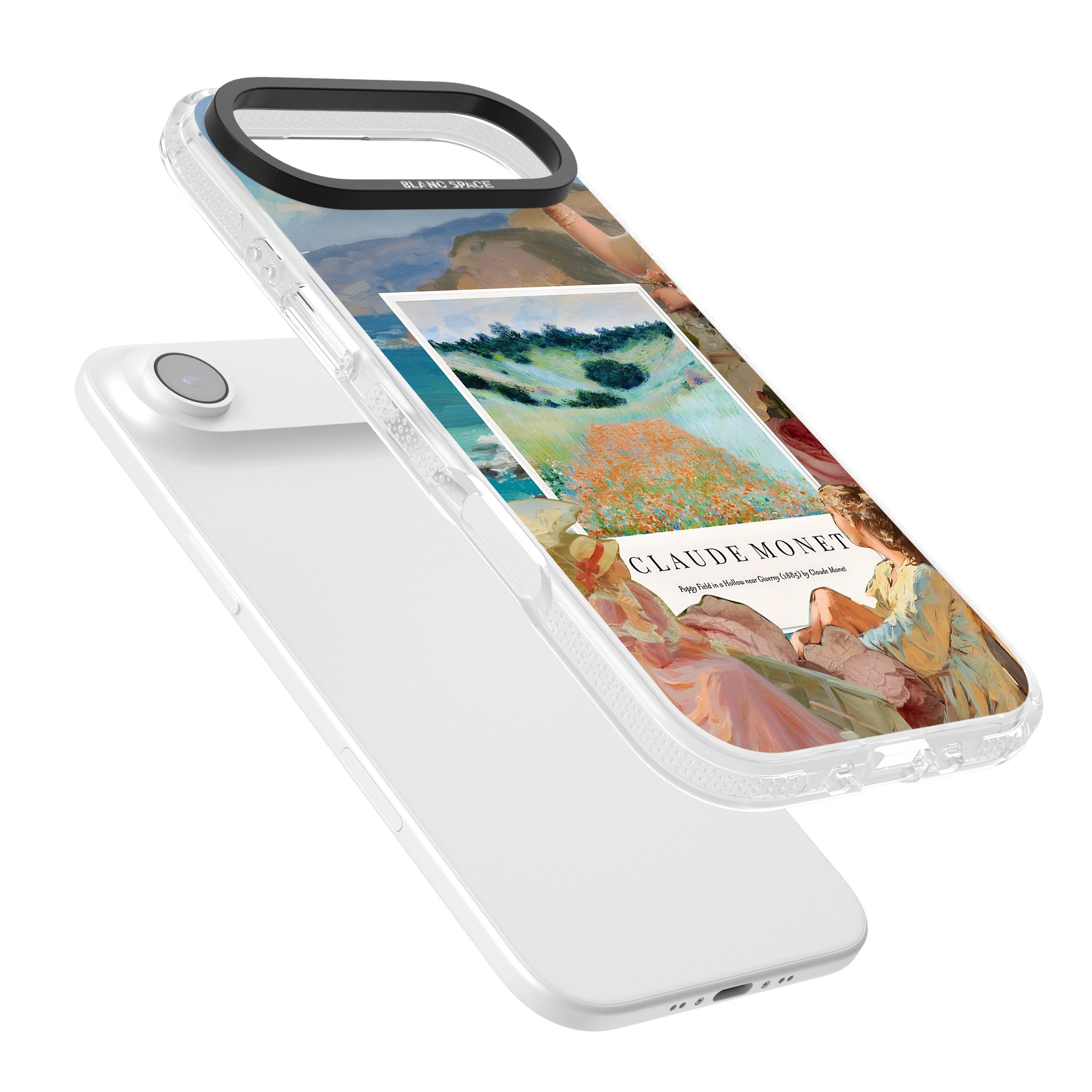 Monet Poppy Field iPhone 17 Air Impact Air Clear Phone Case Colours