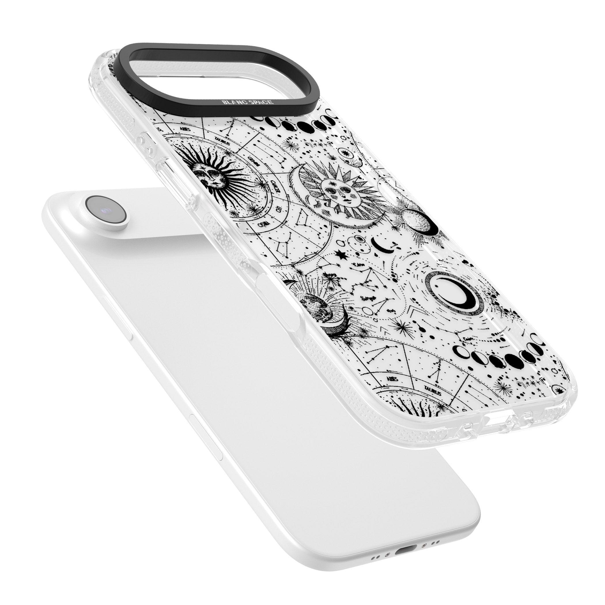 Celestial Zodiac iPhone 17 Air Impact Air Clear Phone Case Colours