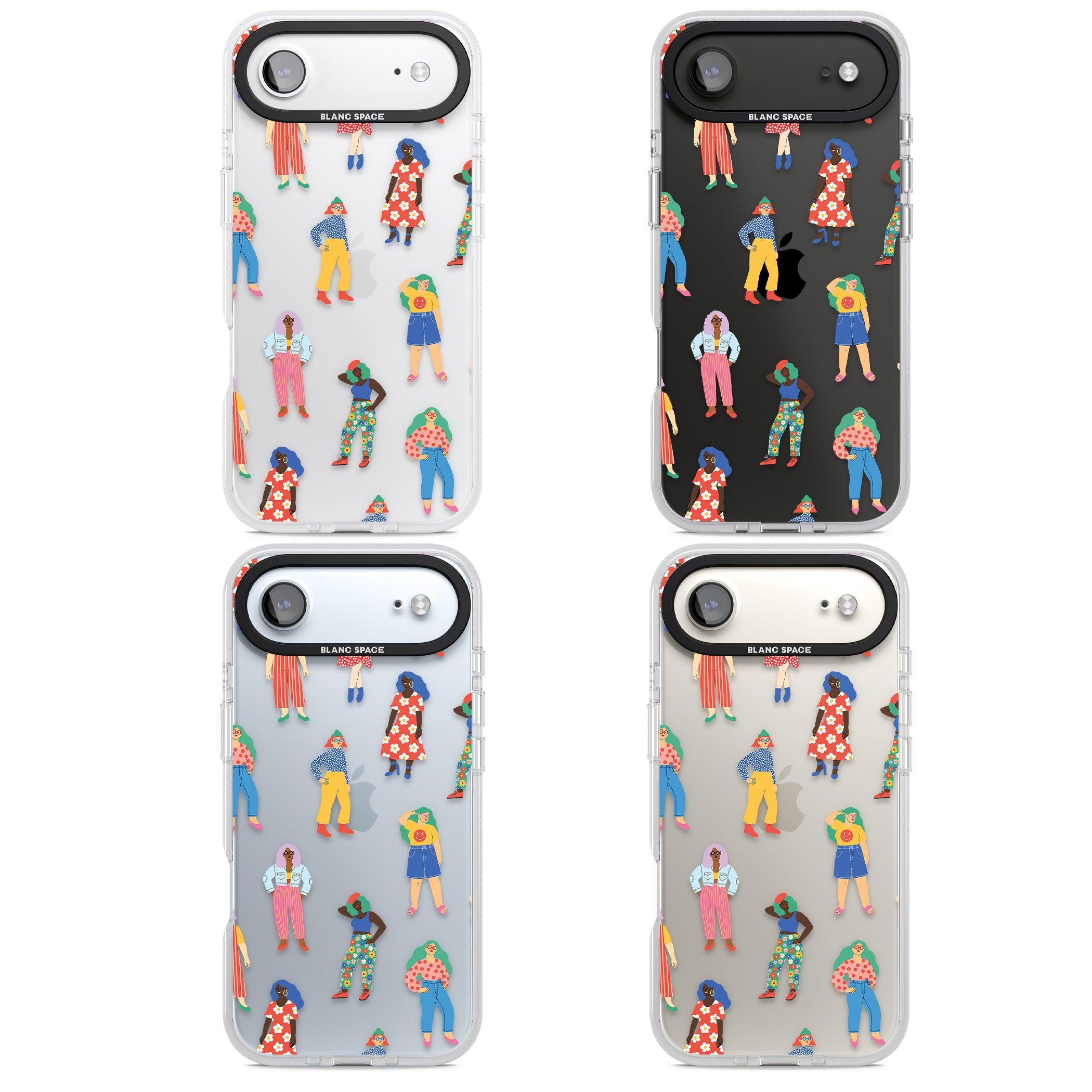 Girls Pattern iPhone 17 Air Impact Air Clear Phone Case APT Impact Protection