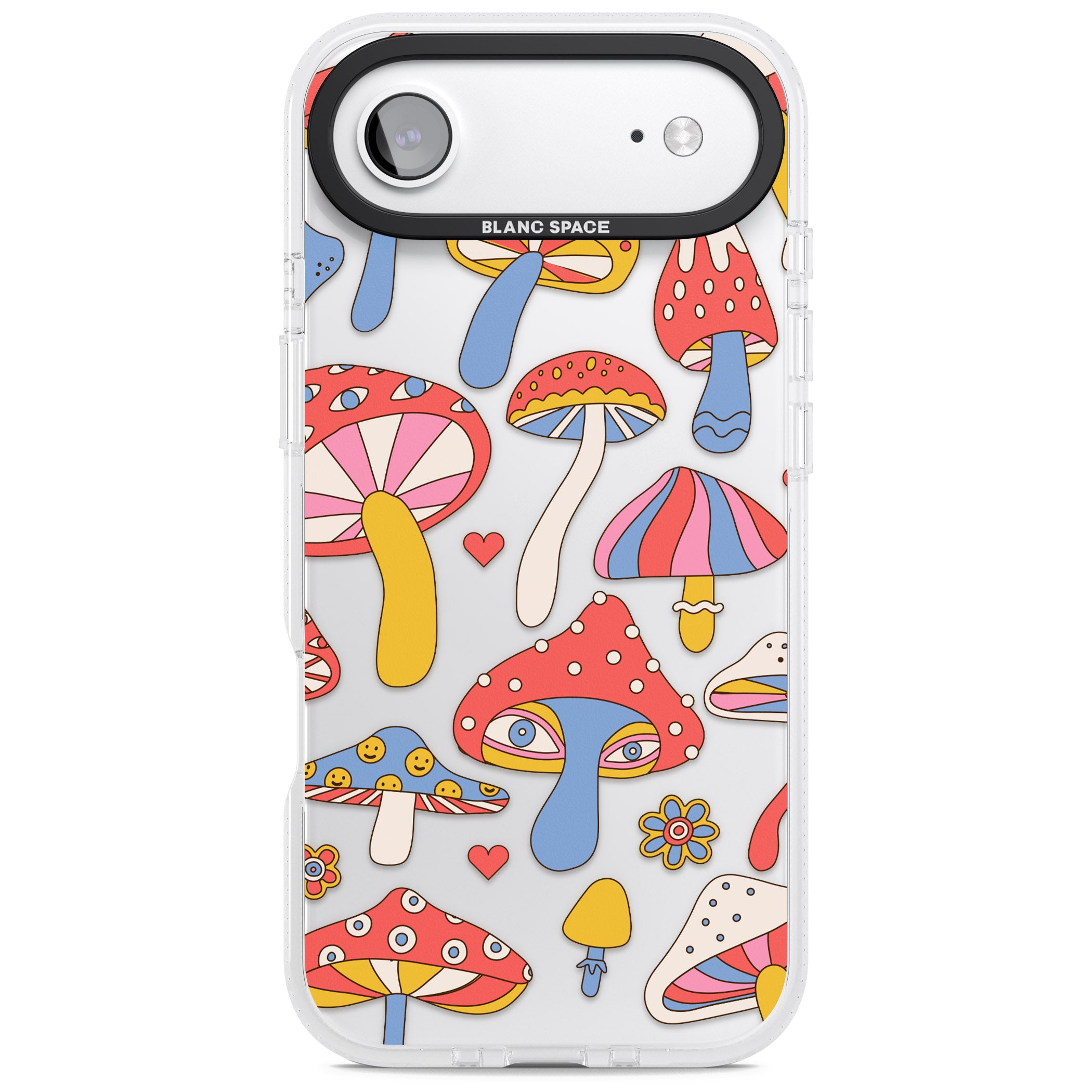 Vibrant Shrooms iPhone 17 Air Impact Air Clear Phone Case