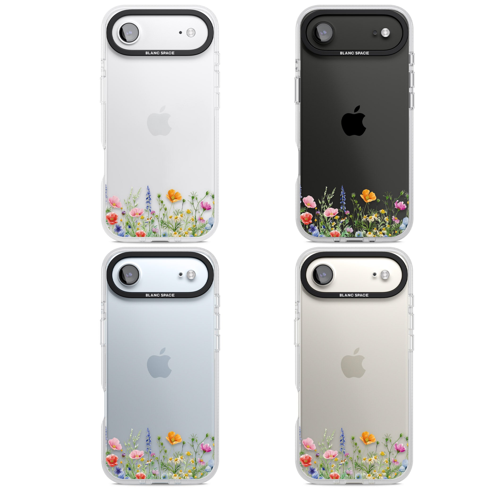 Minimal Wildflowers iPhone 17 Air Impact Air Clear Phone Case APT Impact Protection