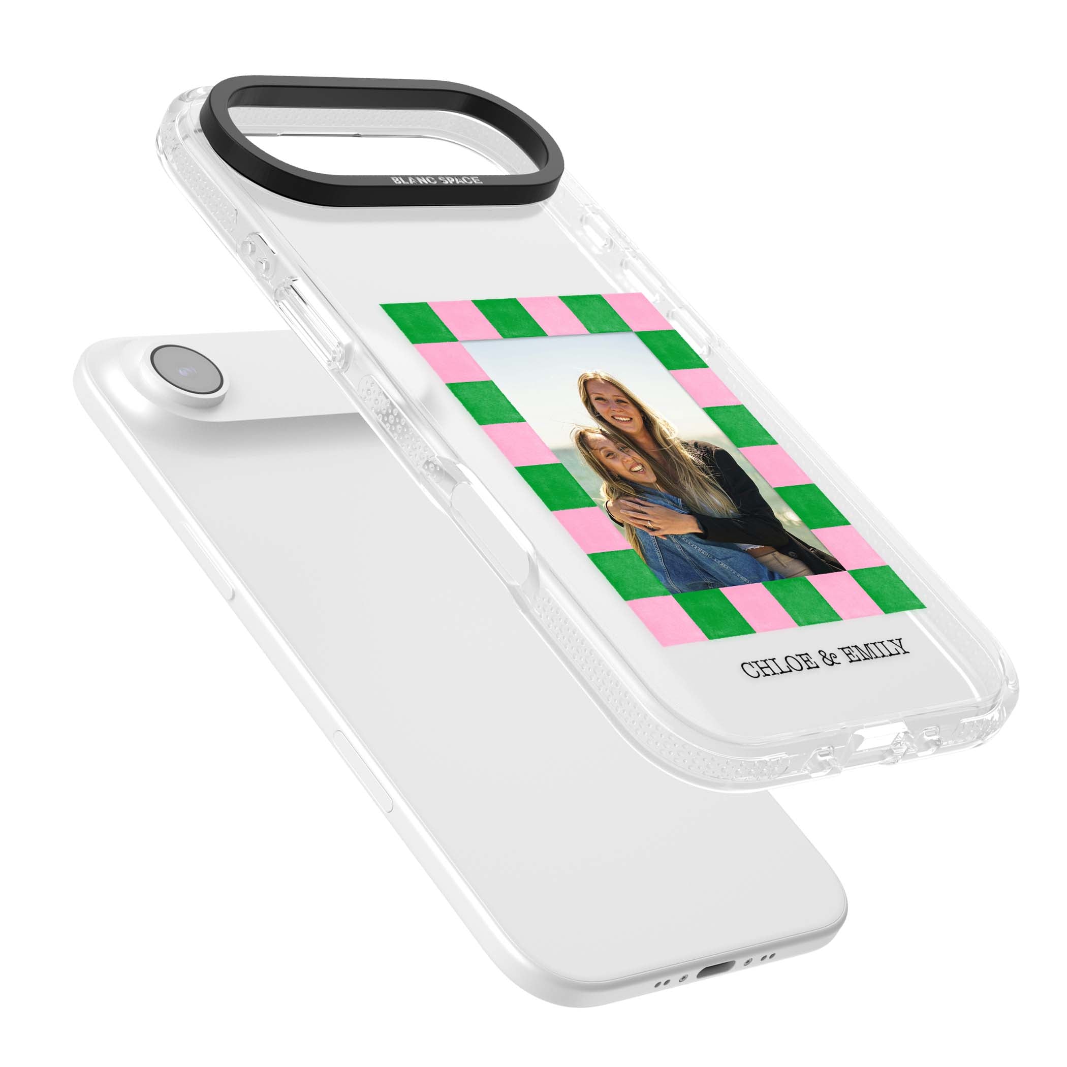 Riviera Check Photo cute iPhone case | Clear Case Impact Air case for iPhone Air