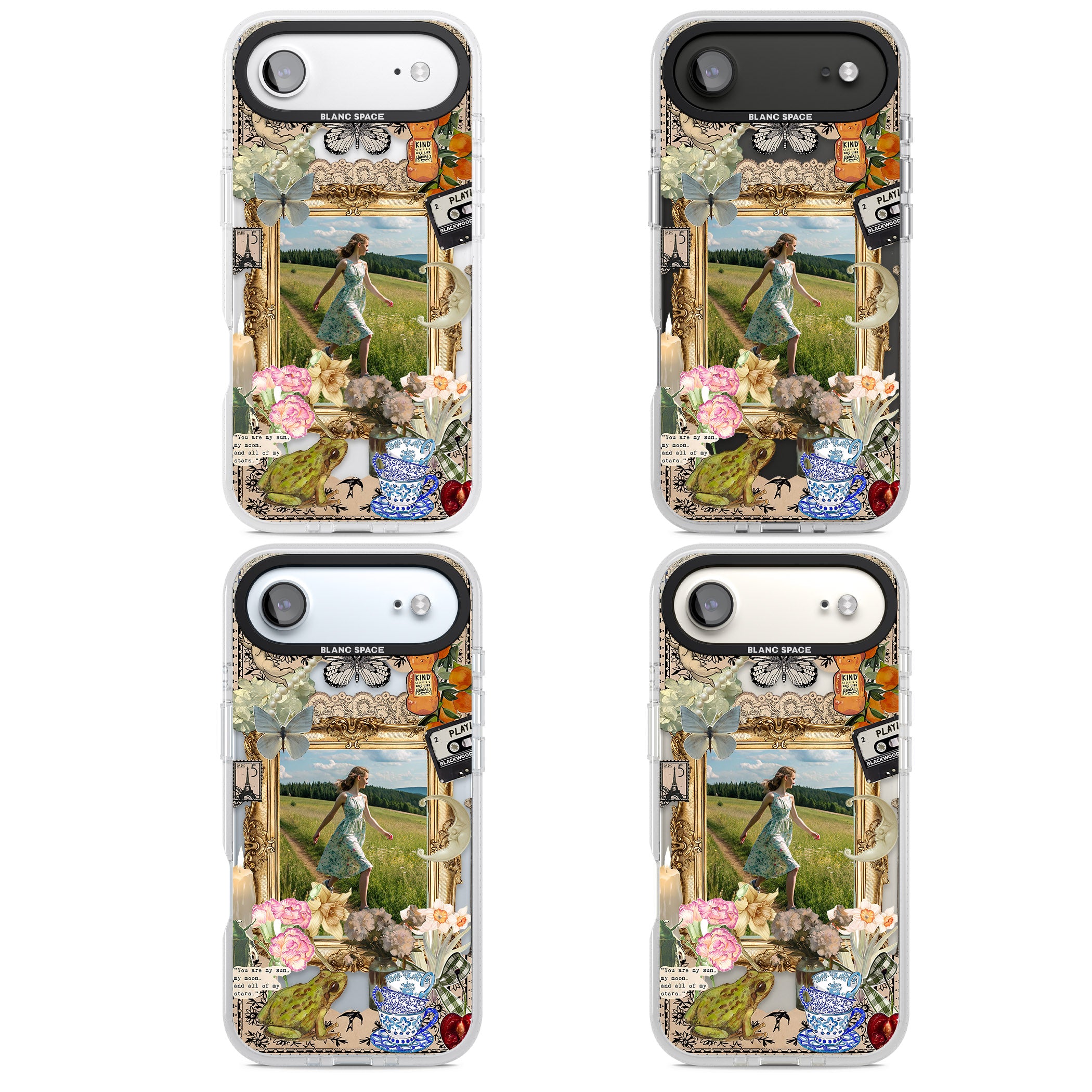 Personalised Country Collage Frame iPhone 17 Air Impact Air Clear Phone Case APT Impact Protection