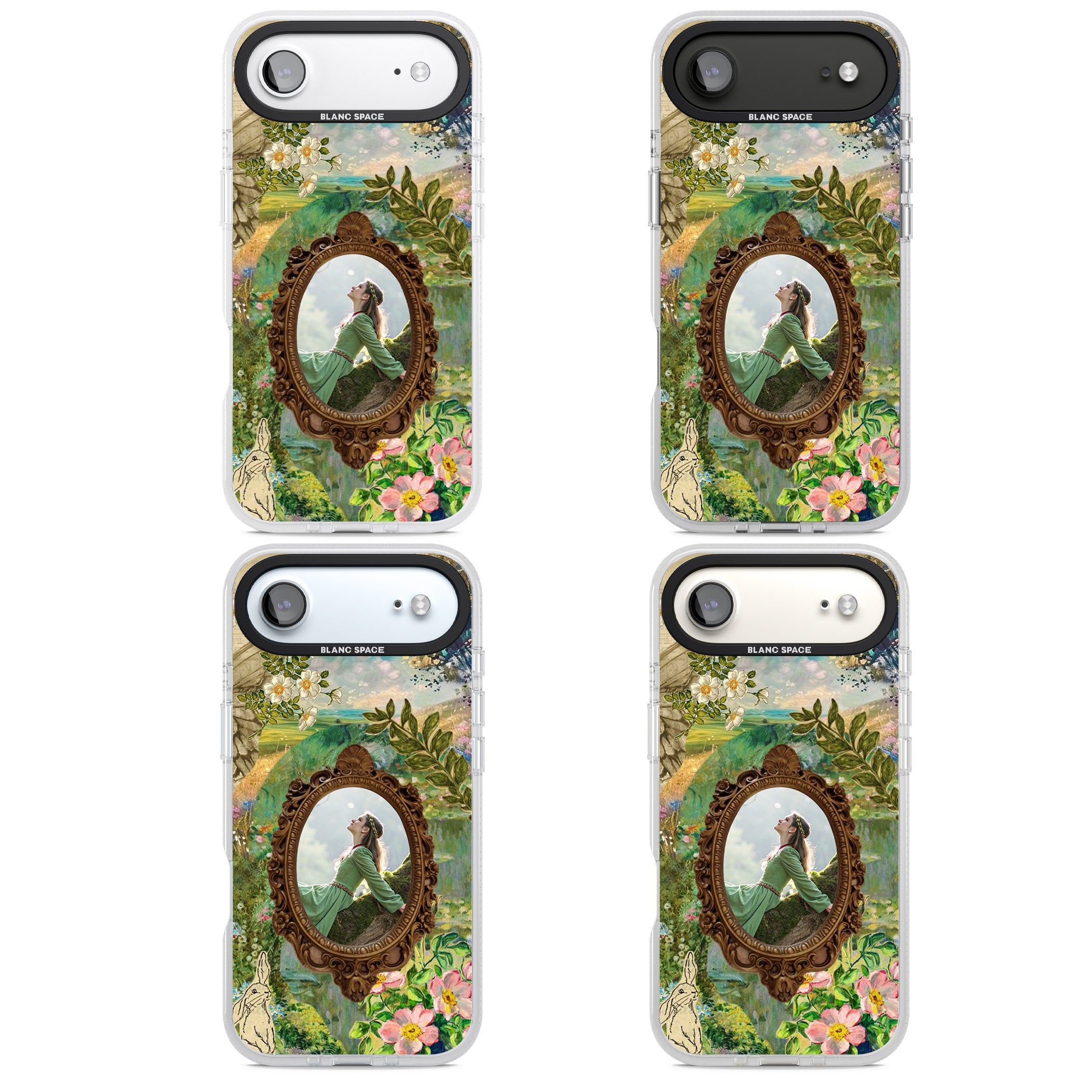 Personalised Meadow Frame iPhone 17 Air Impact Air Clear Phone Case APT Impact Protection