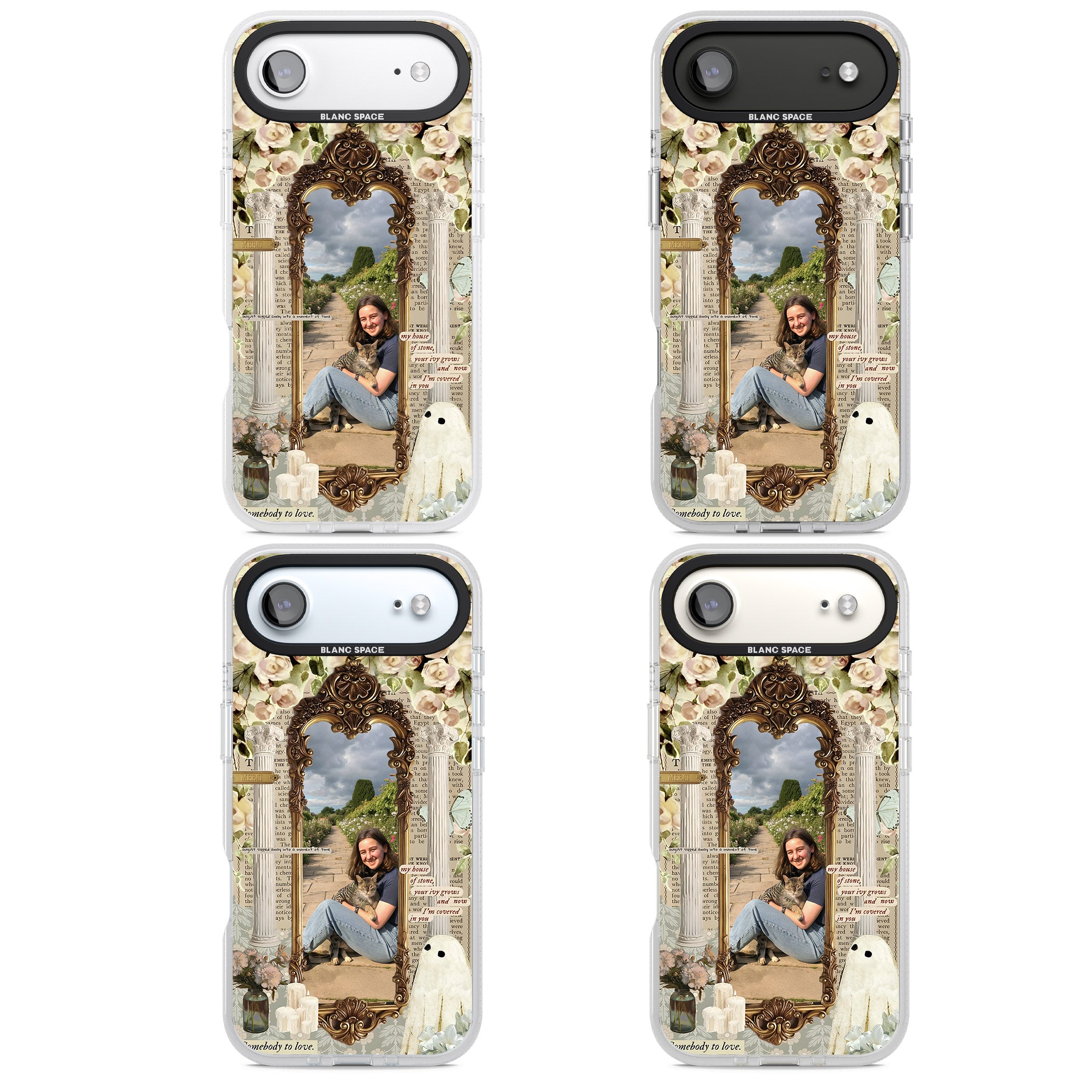 Personalised Soft Vintage Frame iPhone 17 Air Impact Air Clear Phone Case APT Impact Protection