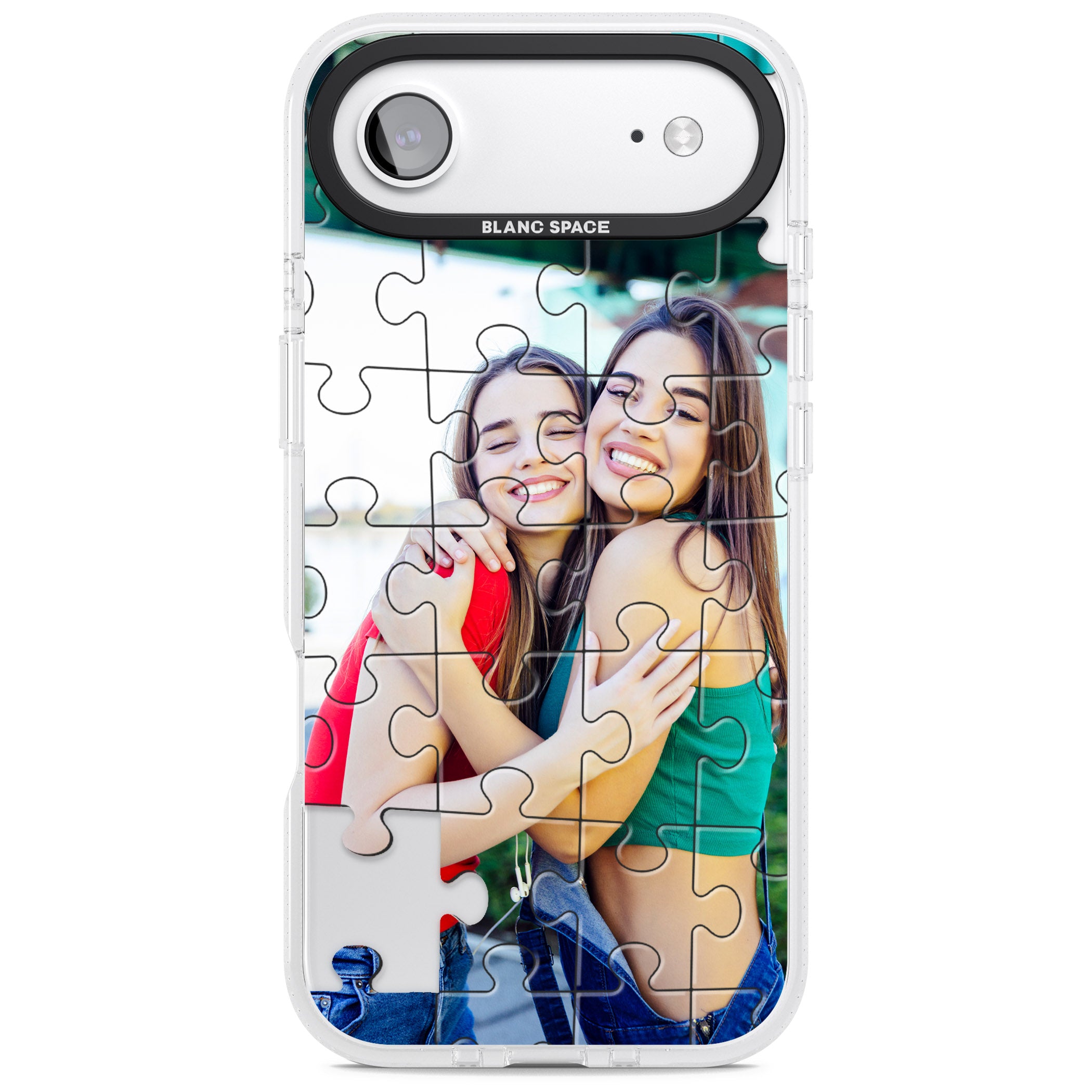 Personalised Jigsaw Puzzle Photo iPhone 17 Air Impact Air Clear Phone Case