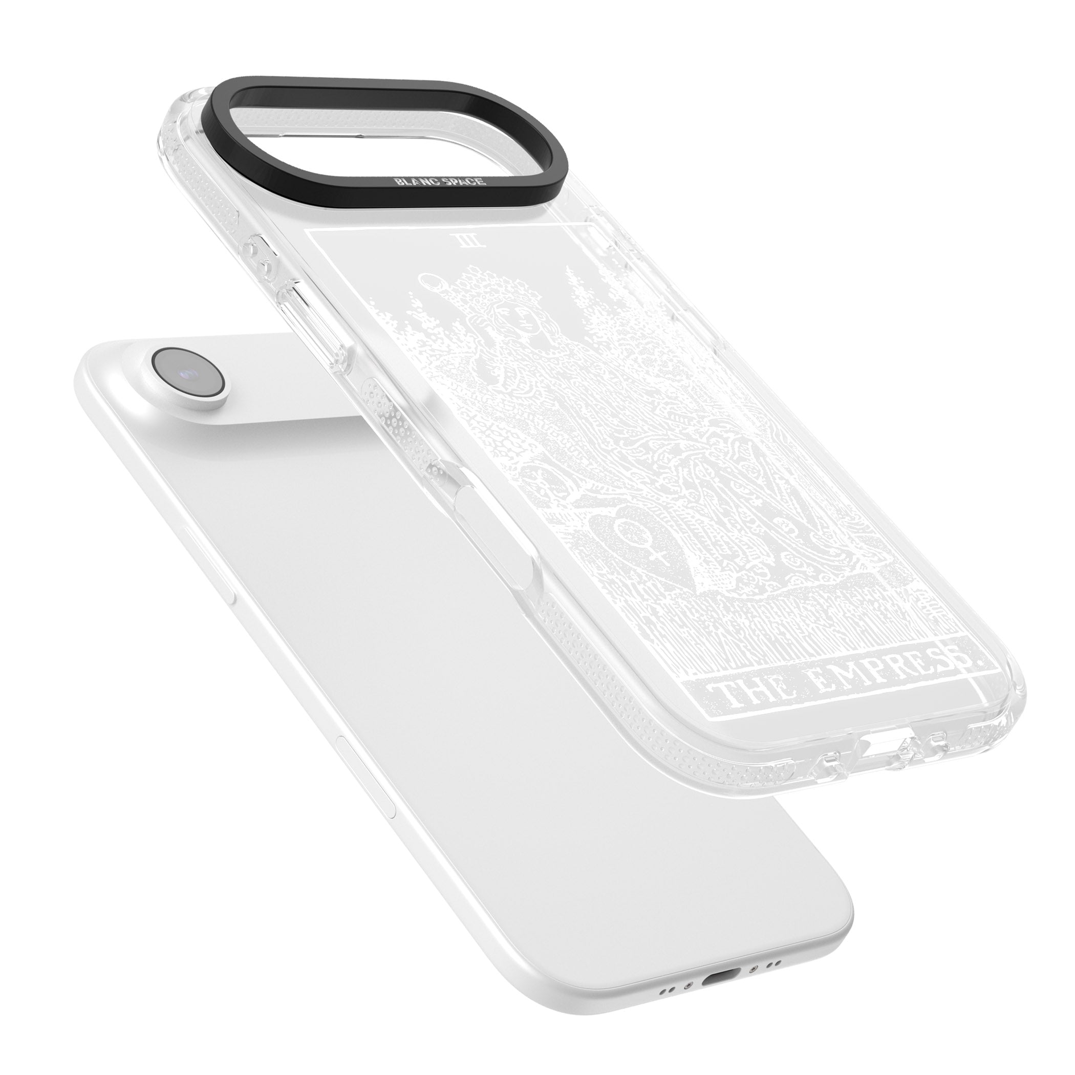 Personalised The Empress Tarot Card (White) iPhone 17 Air Impact Air Clear Phone Case Colours