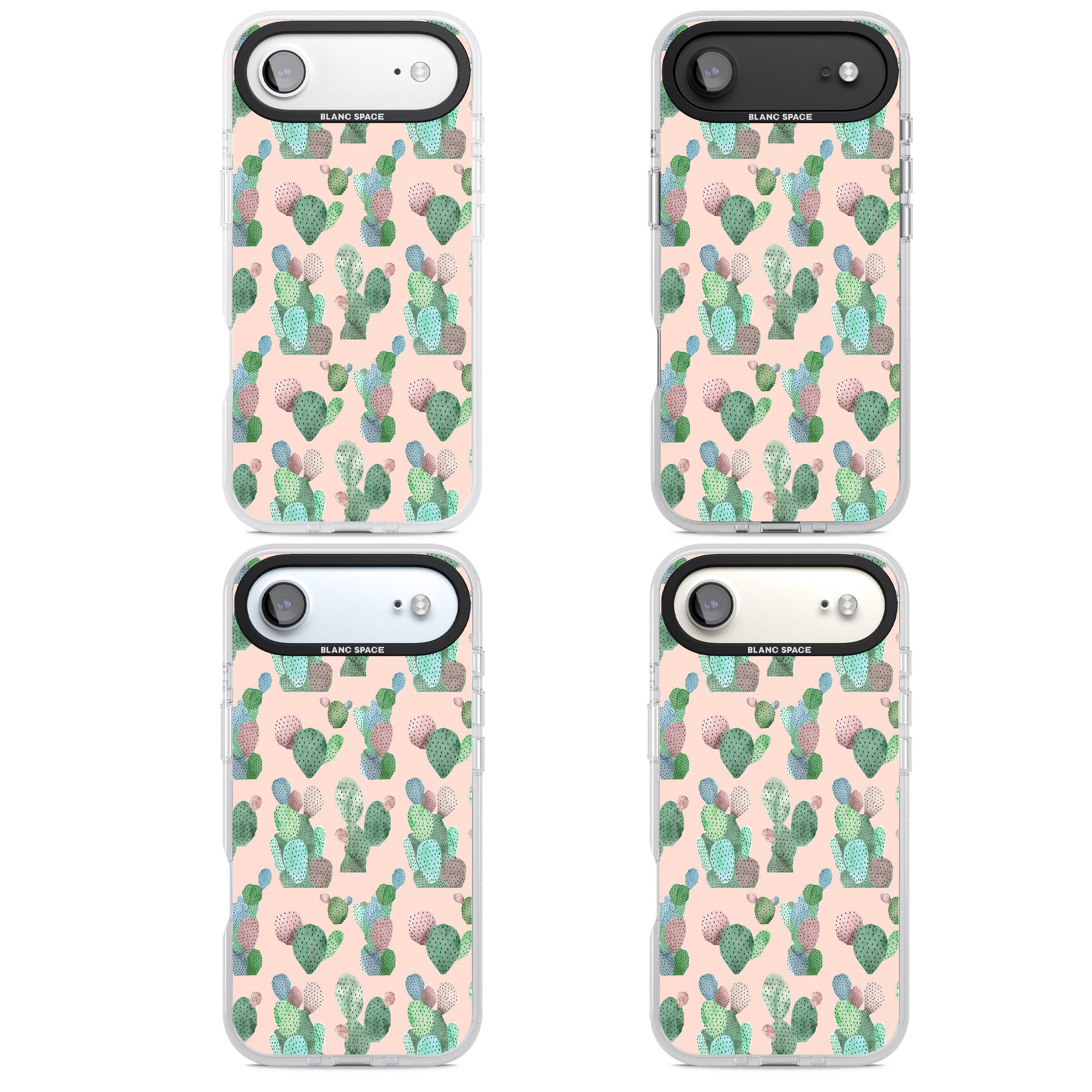 Pink Cactus iPhone 17 Air Impact Air Clear Phone Case APT Impact Protection