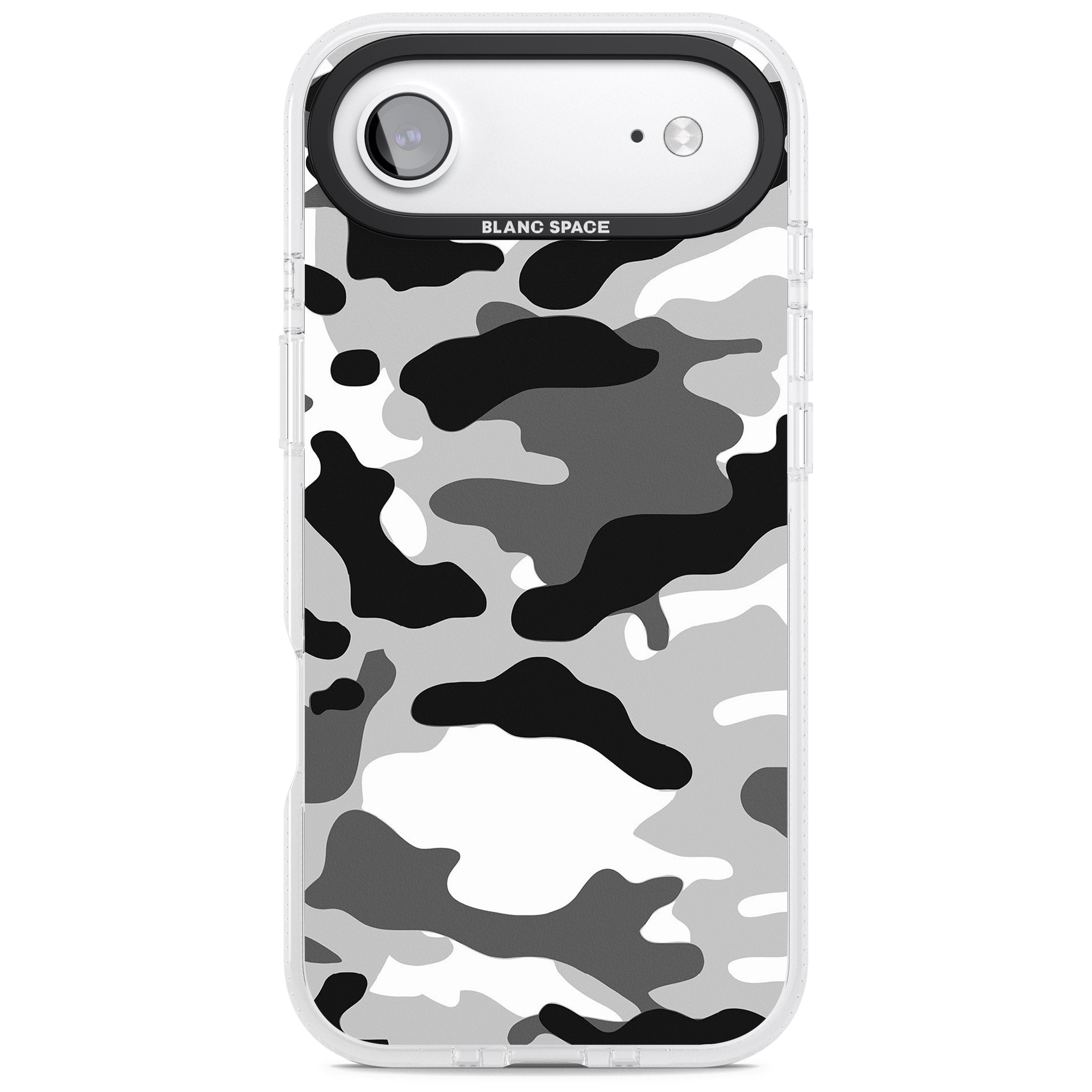 Grey Camo iPhone 17 Air Impact Air Clear Phone Case