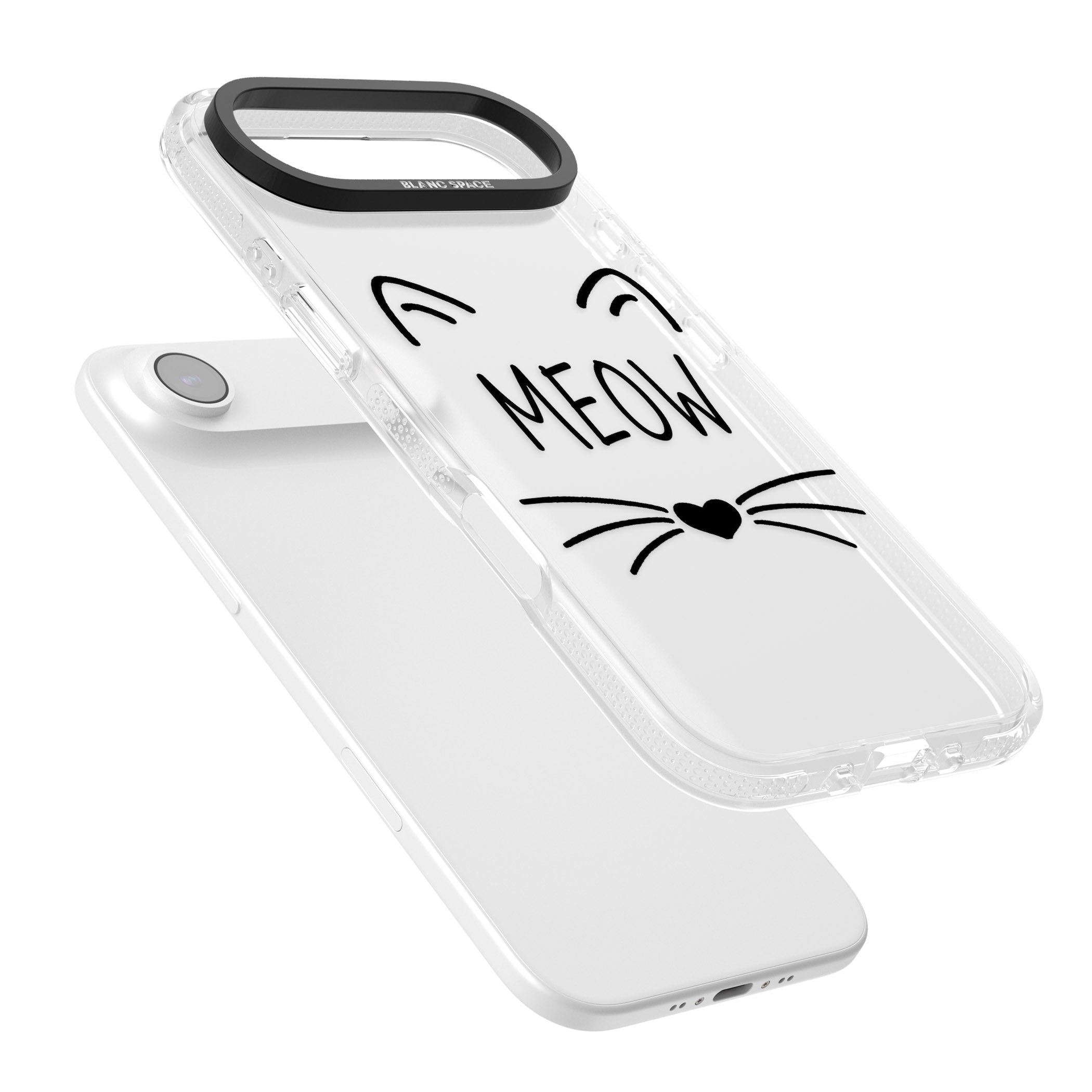 Cat Whiskers iPhone 17 Air Impact Air Clear Phone Case Colours