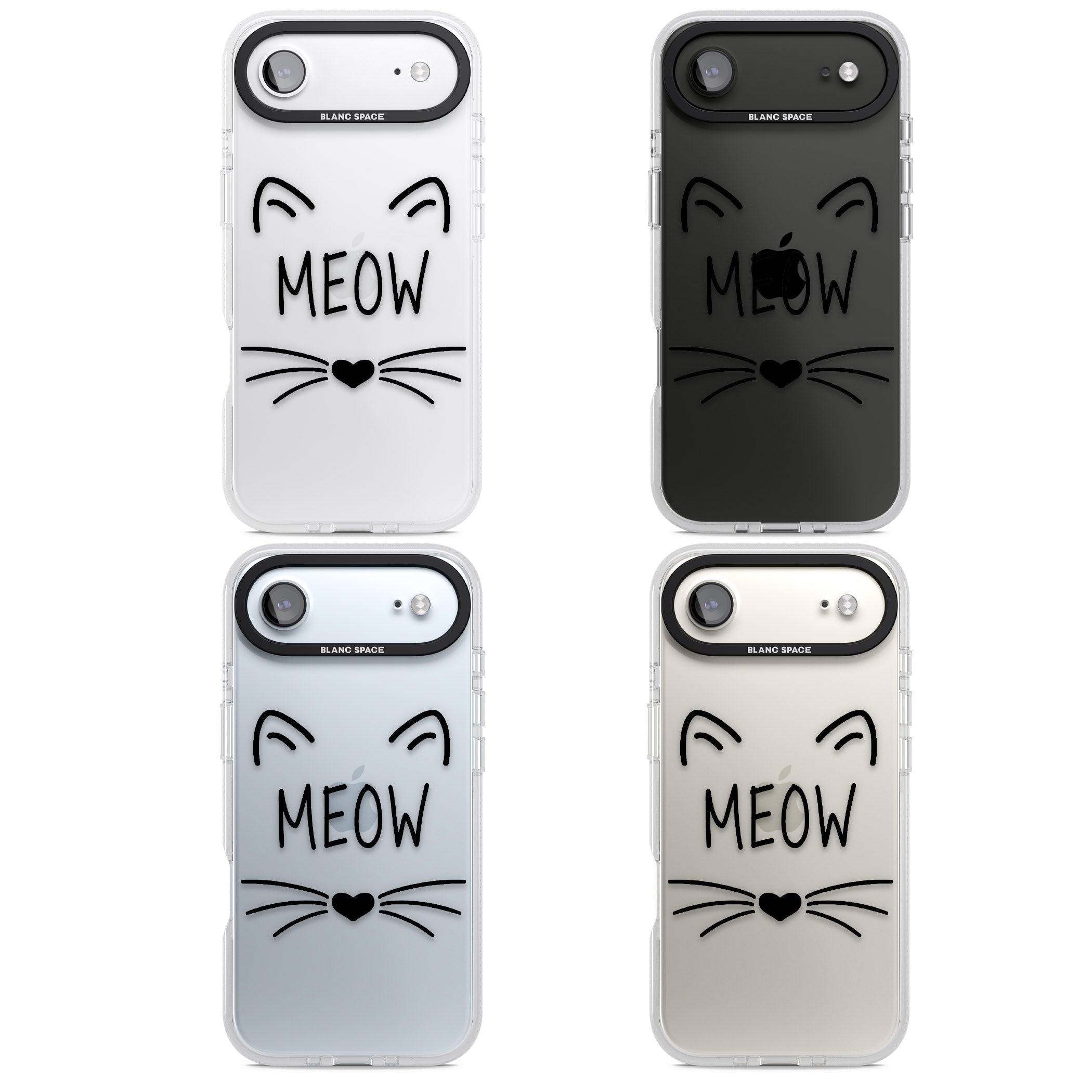 Cat Whiskers iPhone 17 Air Impact Air Clear Phone Case APT Impact Protection