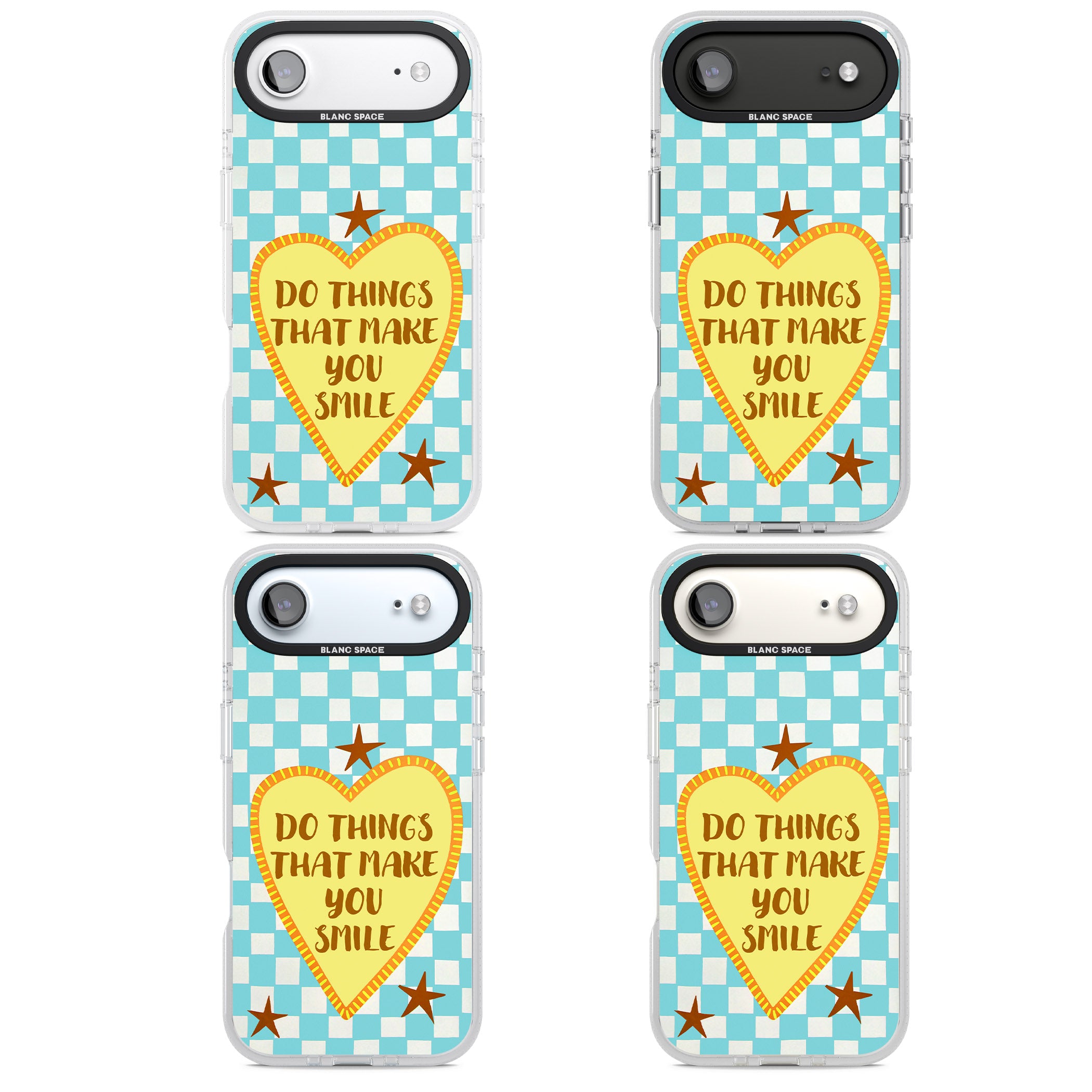 Do Things That Make You Smile iPhone 17 Air Impact Air Clear Phone Case APT Impact Protection