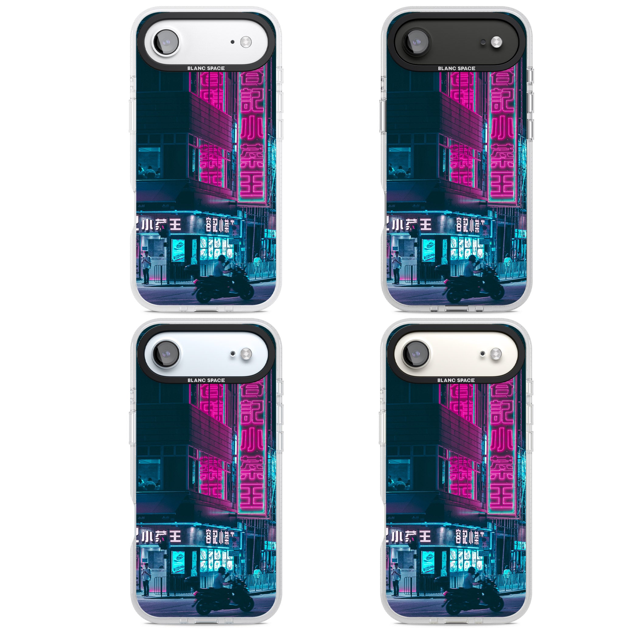 Neon City Ride iPhone 17 Air Impact Air Clear Phone Case APT Impact Protection