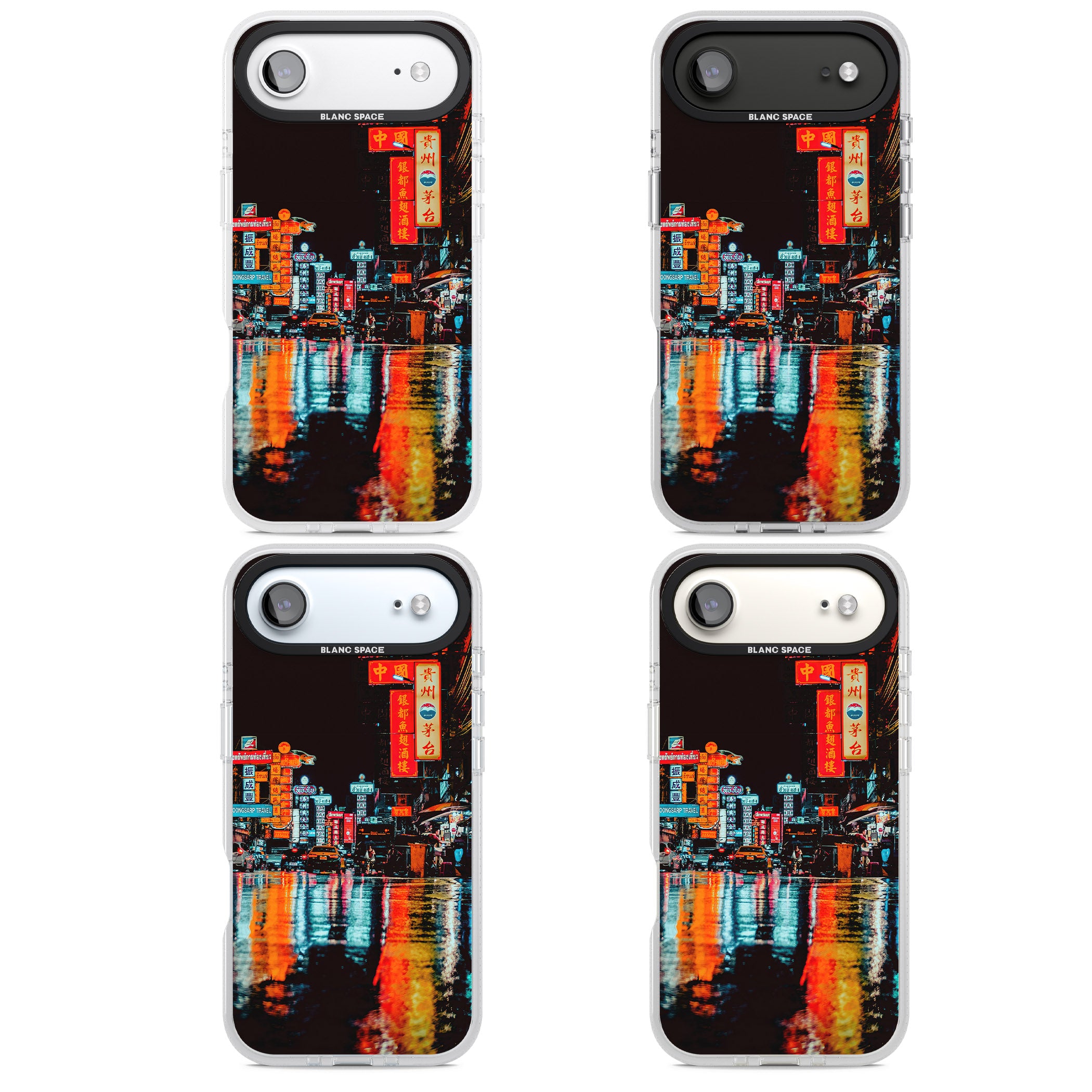 Neon City iPhone 17 Air Impact Air Clear Phone Case APT Impact Protection