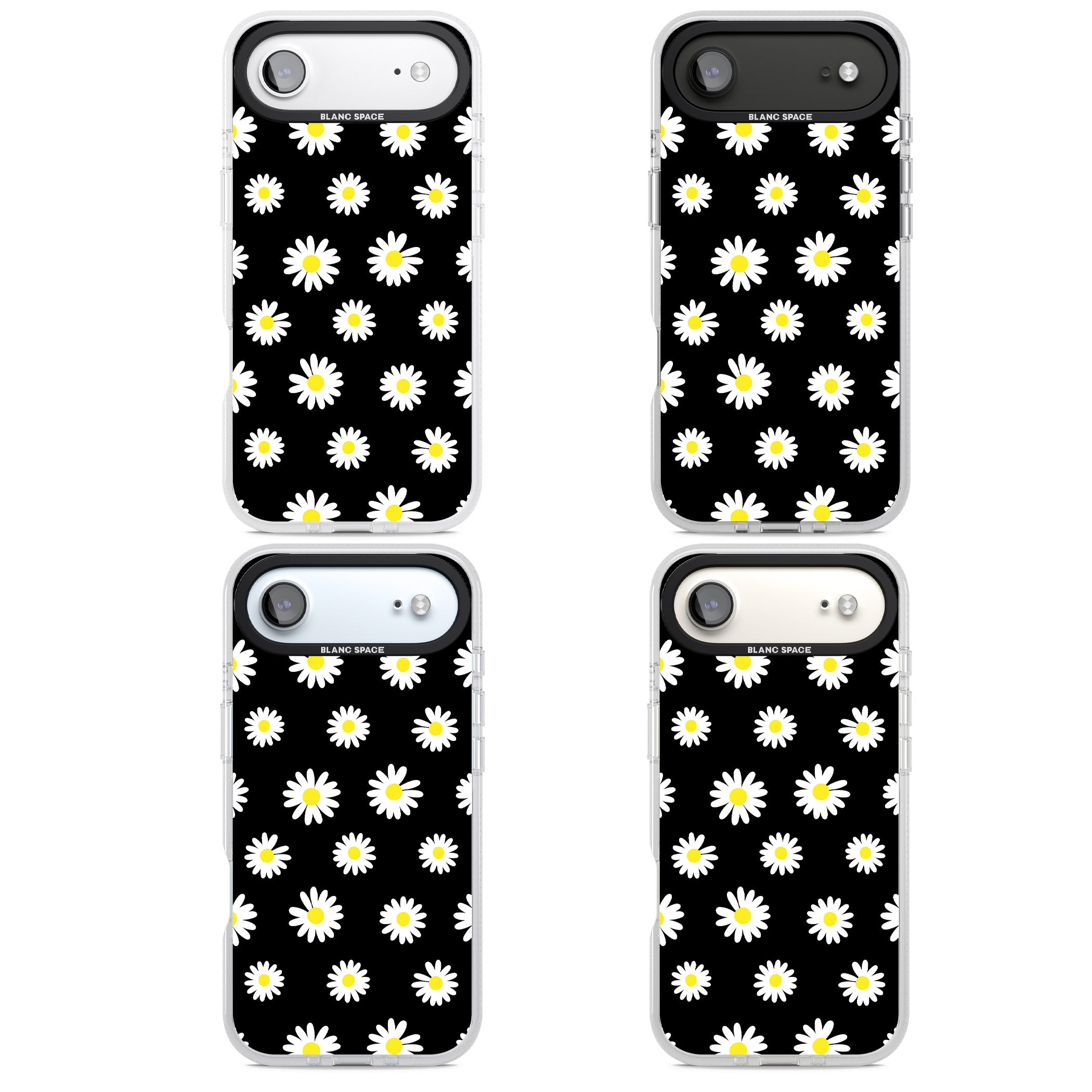 Personalised Chic Daisy Pattern iPhone 17 Air Impact Air Clear Phone Case APT Impact Protection