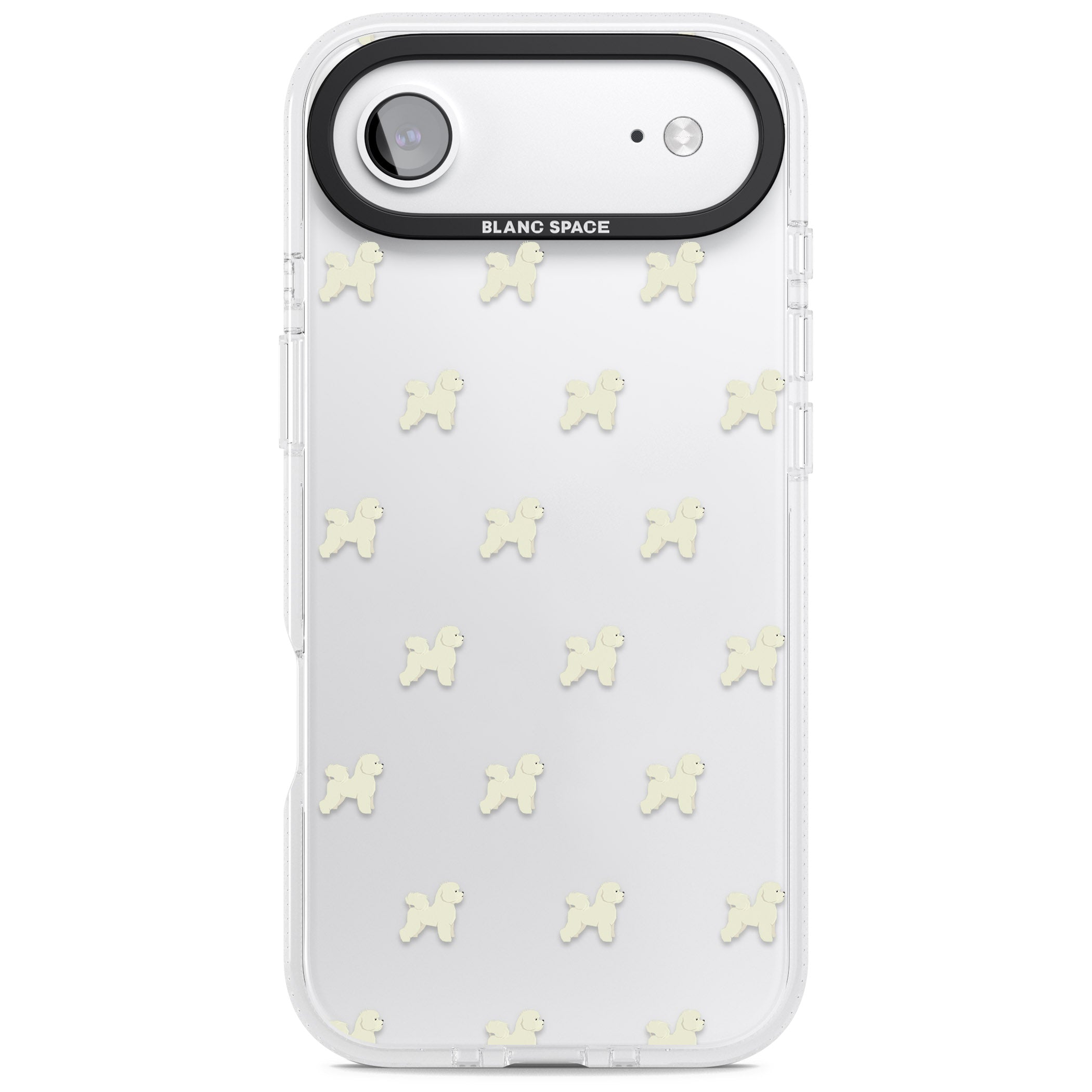 Bichon Frise Pattern iPhone 17 Air Impact Air Clear Phone Case