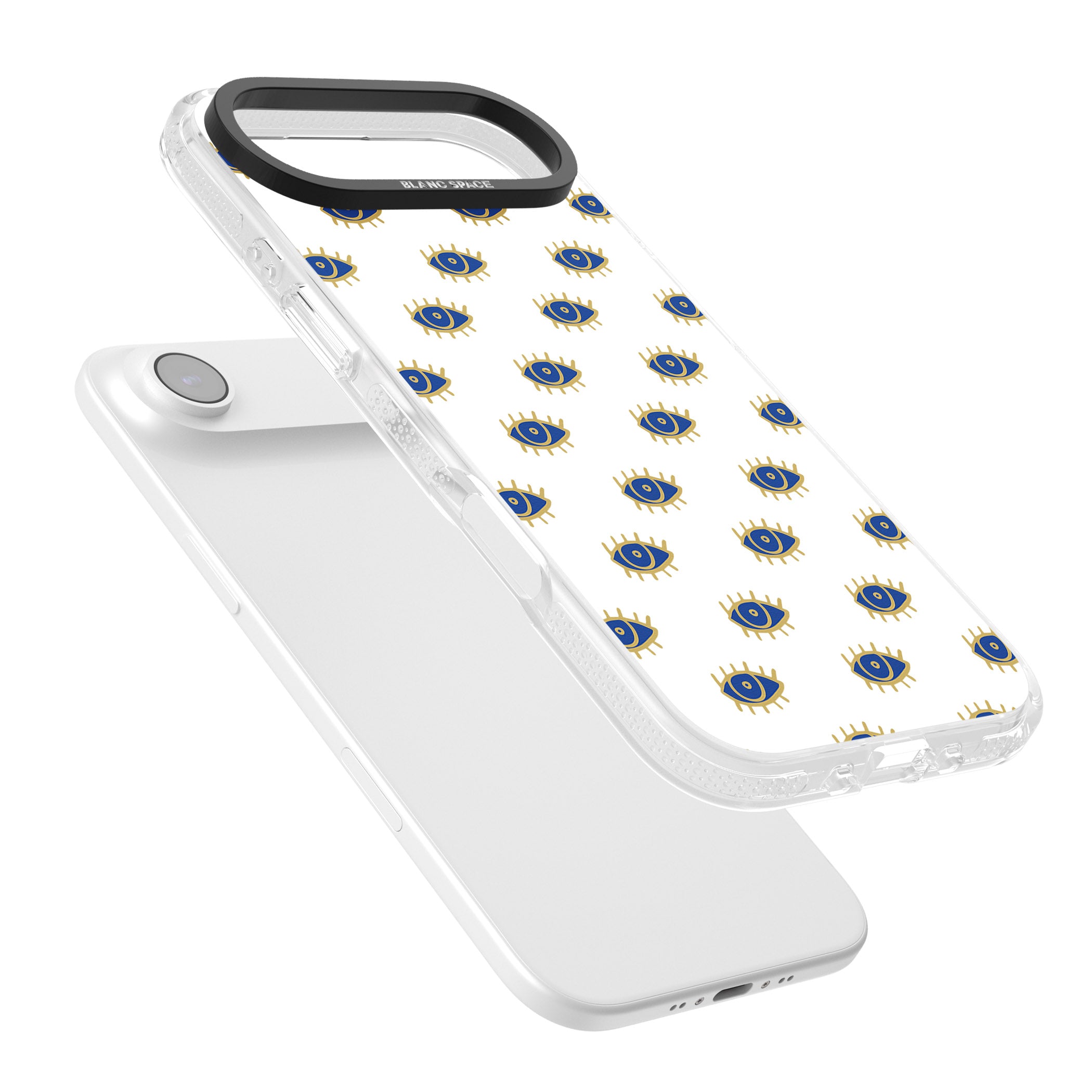 Gold Eye Pattern iPhone 17 Air Impact Air Clear Phone Case Colours