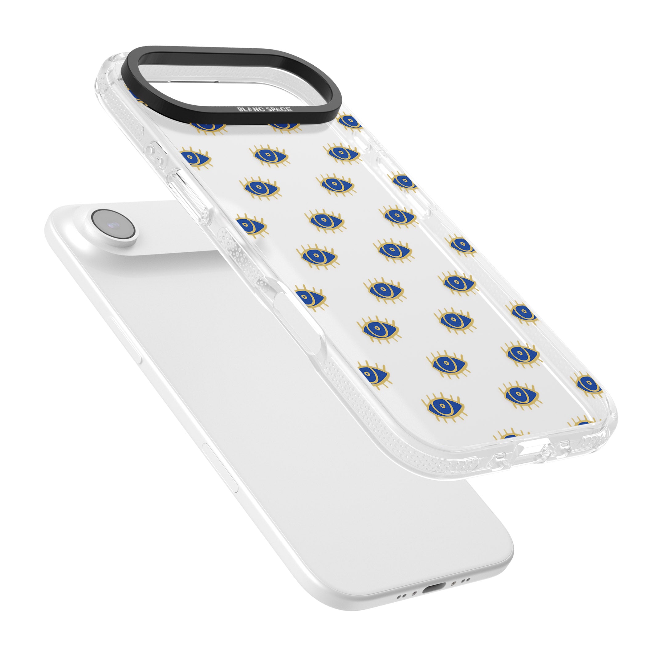 Psychedelic Eyes Pattern Classic iPhone 17 Air Impact Air Clear Phone Case Colours