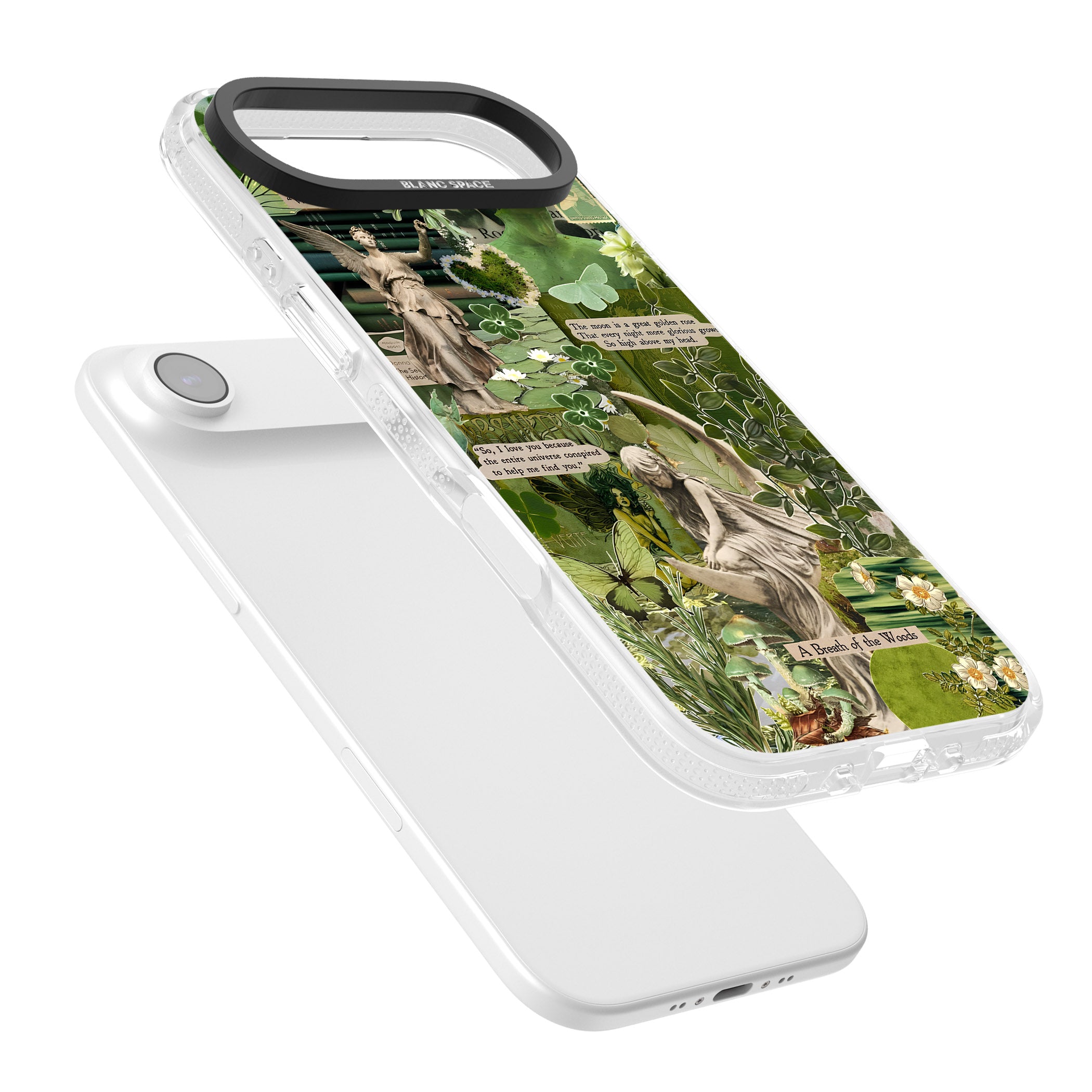Enchanted Forest Green iPhone 17 Air Impact Air Clear Phone Case Colours