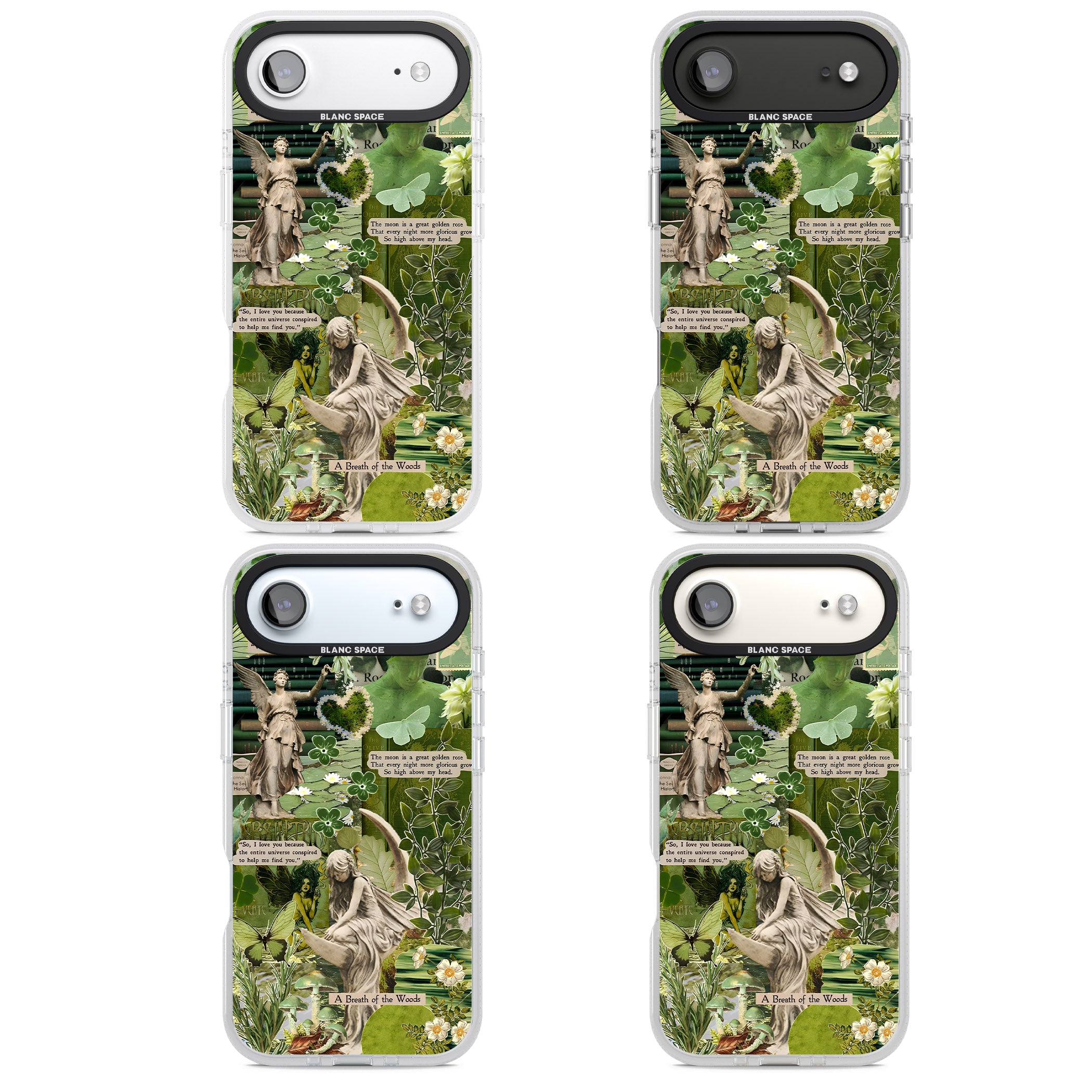 Enchanted Forest Green iPhone 17 Air Impact Air Clear Phone Case APT Impact Protection