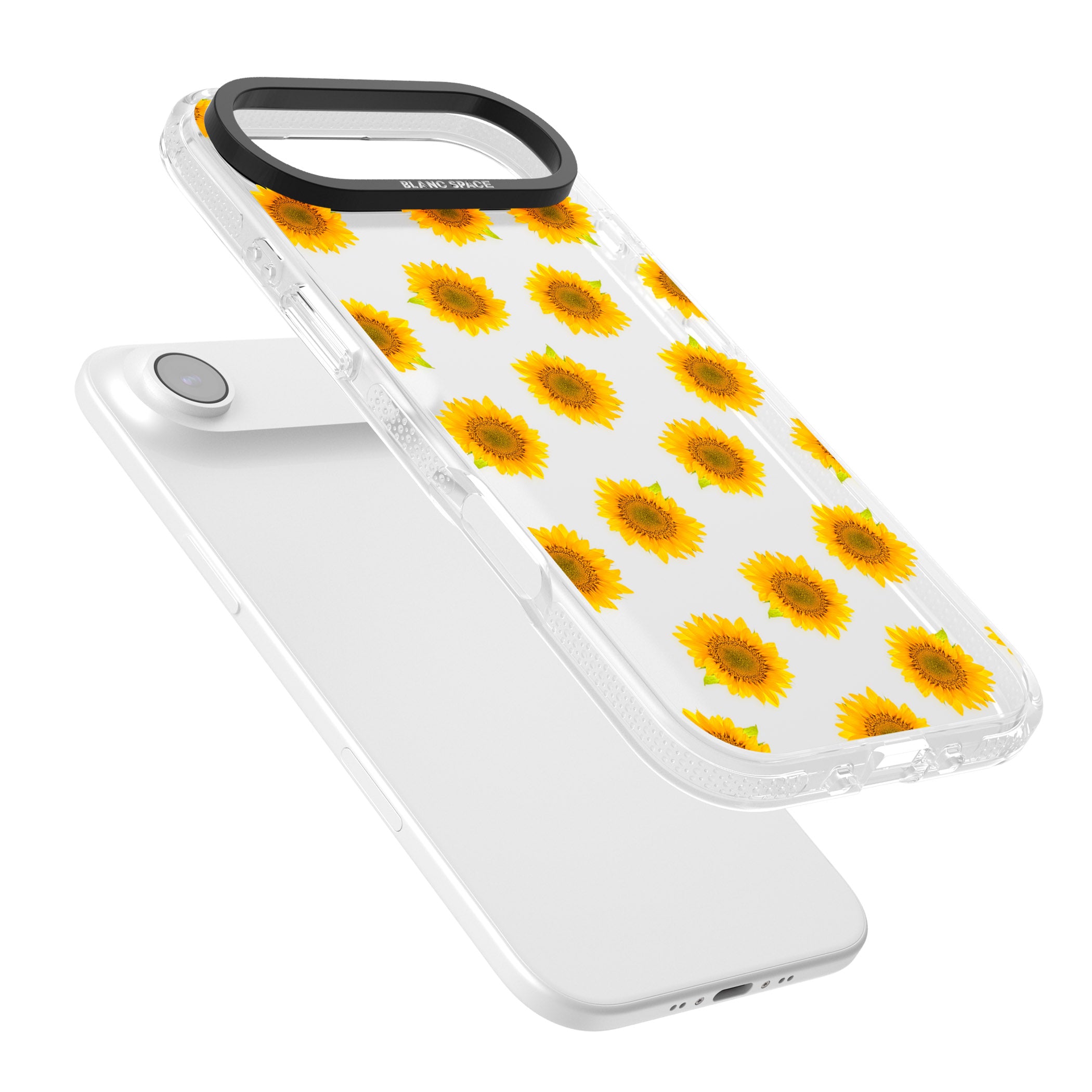 Sunflower Flourish iPhone 17 Air Impact Air Clear Phone Case Colours