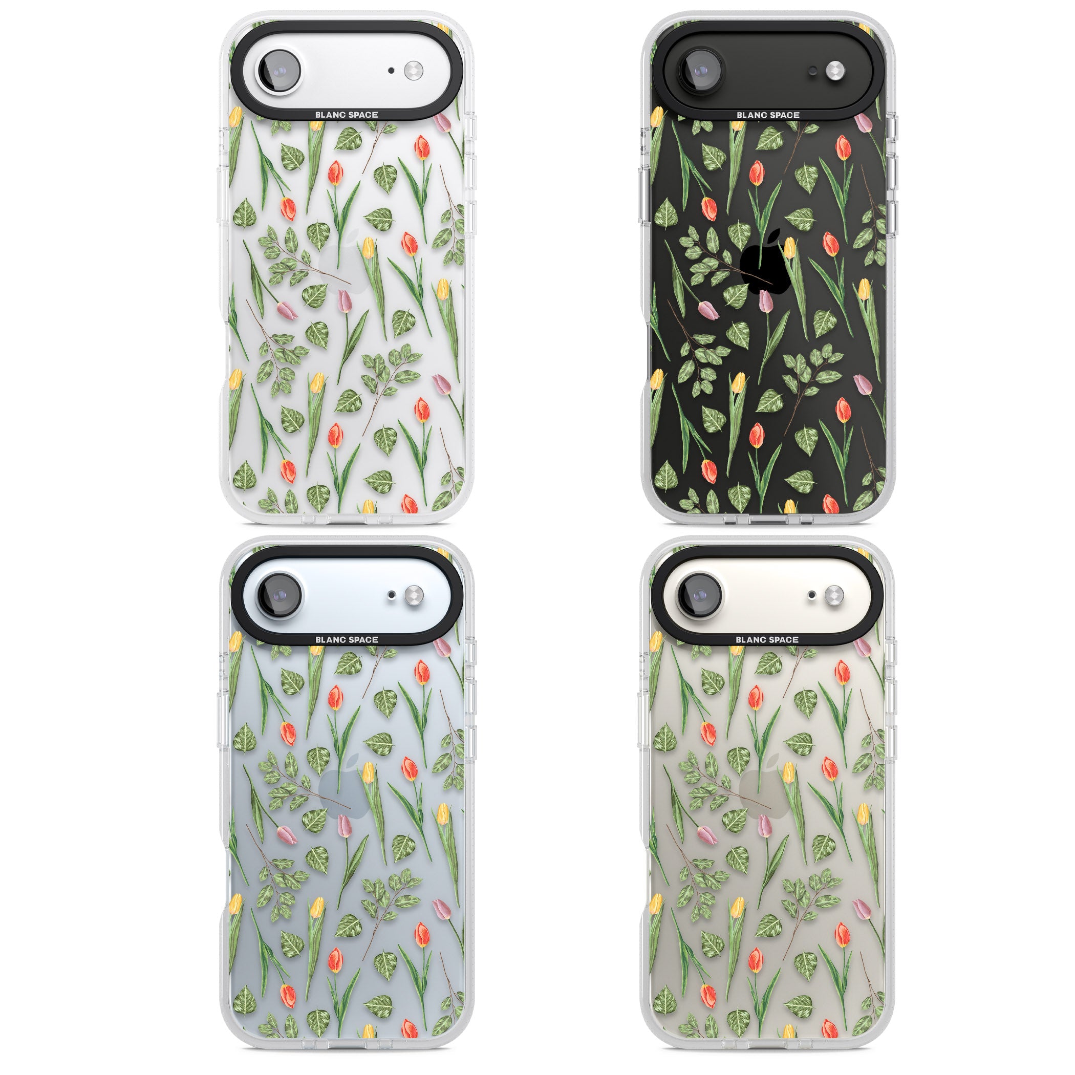 Spring Tulips Floral iPhone 17 Air Impact Air Clear Phone Case APT Impact Protection