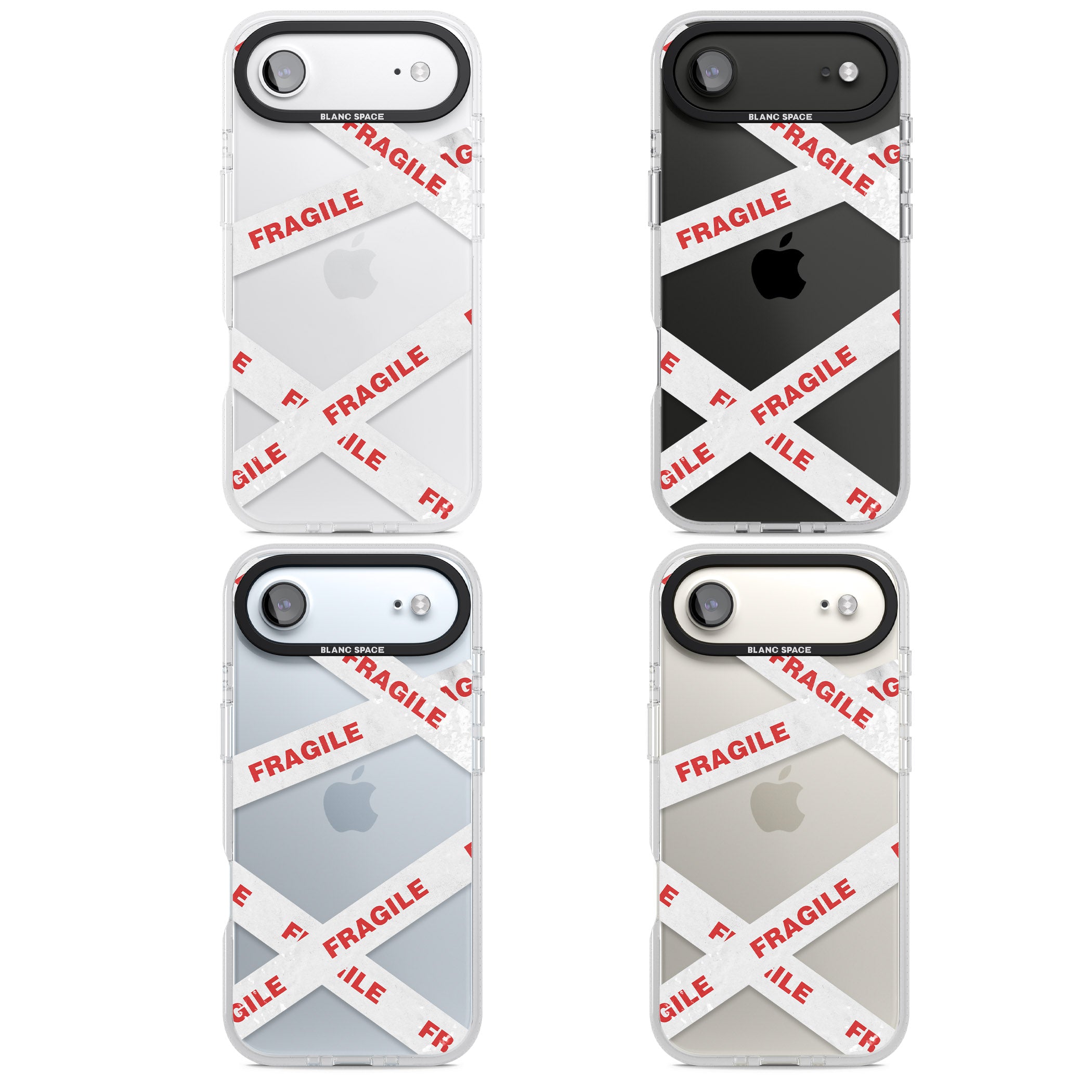 Fragile Tape iPhone 17 Air Impact Air Clear Phone Case APT Impact Protection