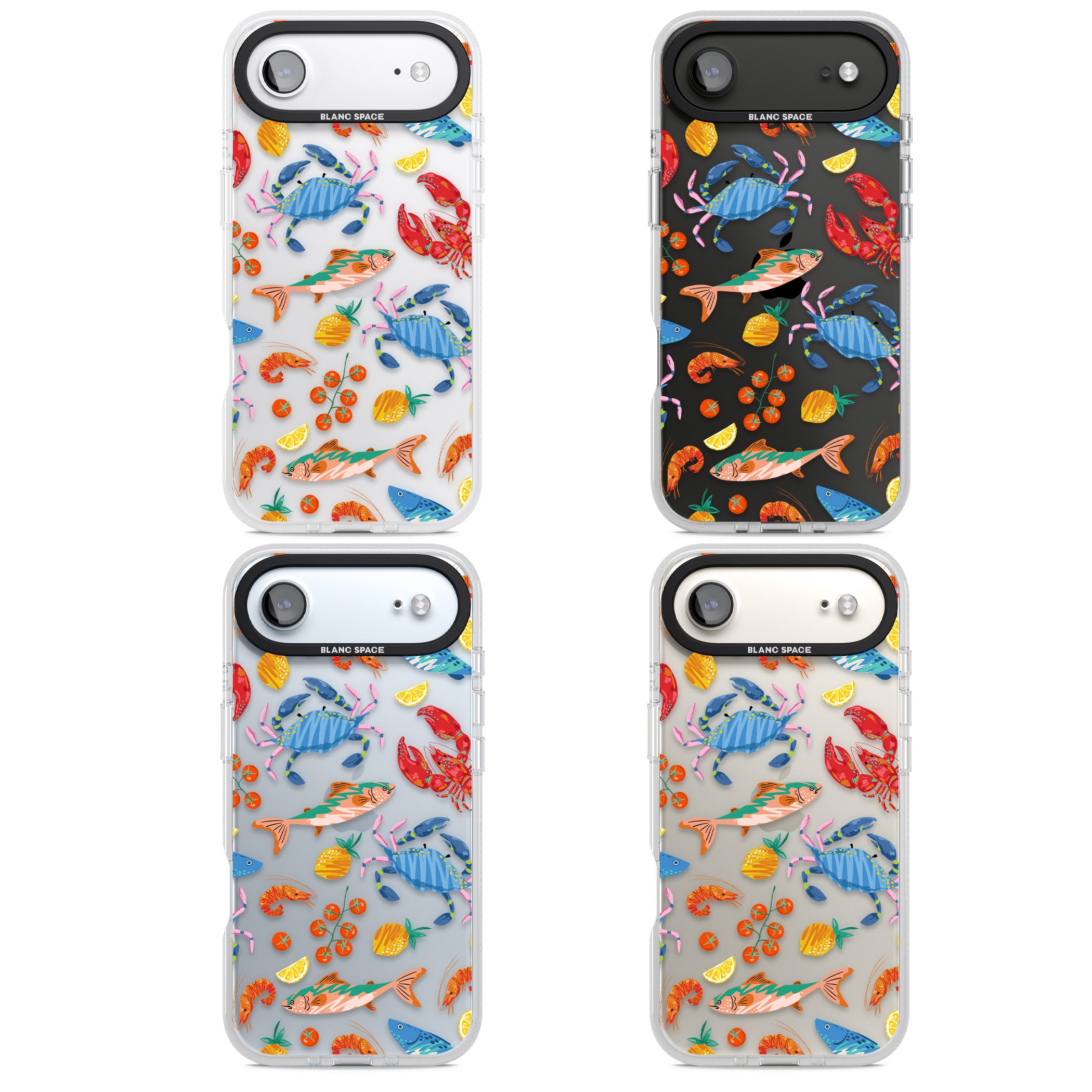 Vibrant Sealife iPhone 17 Air Impact Air Clear Phone Case APT Impact Protection