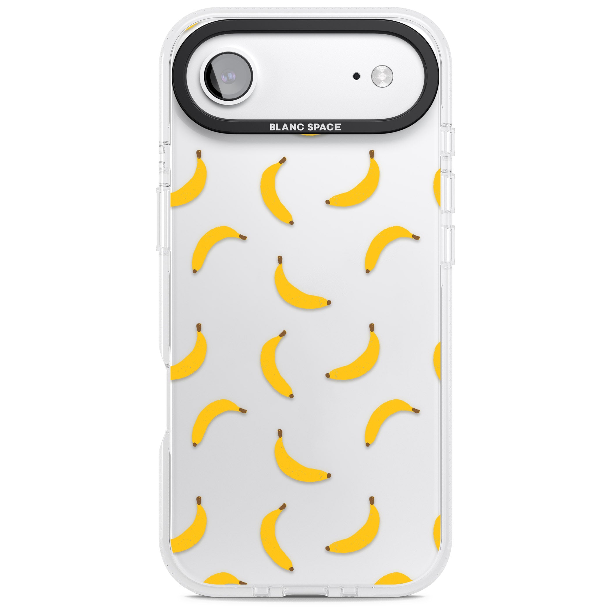 Banana Pattern iPhone 17 Air Impact Air Clear Phone Case