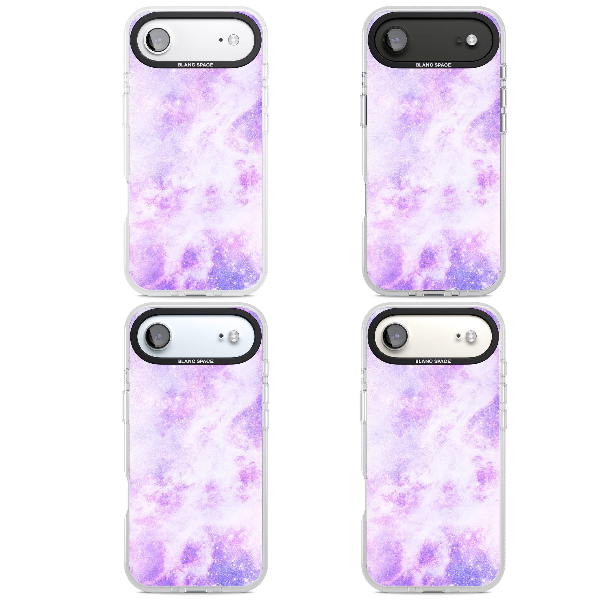 Purple Galaxy Vibes iPhone 17 Air Impact Air Clear Phone Case APT Impact Protection