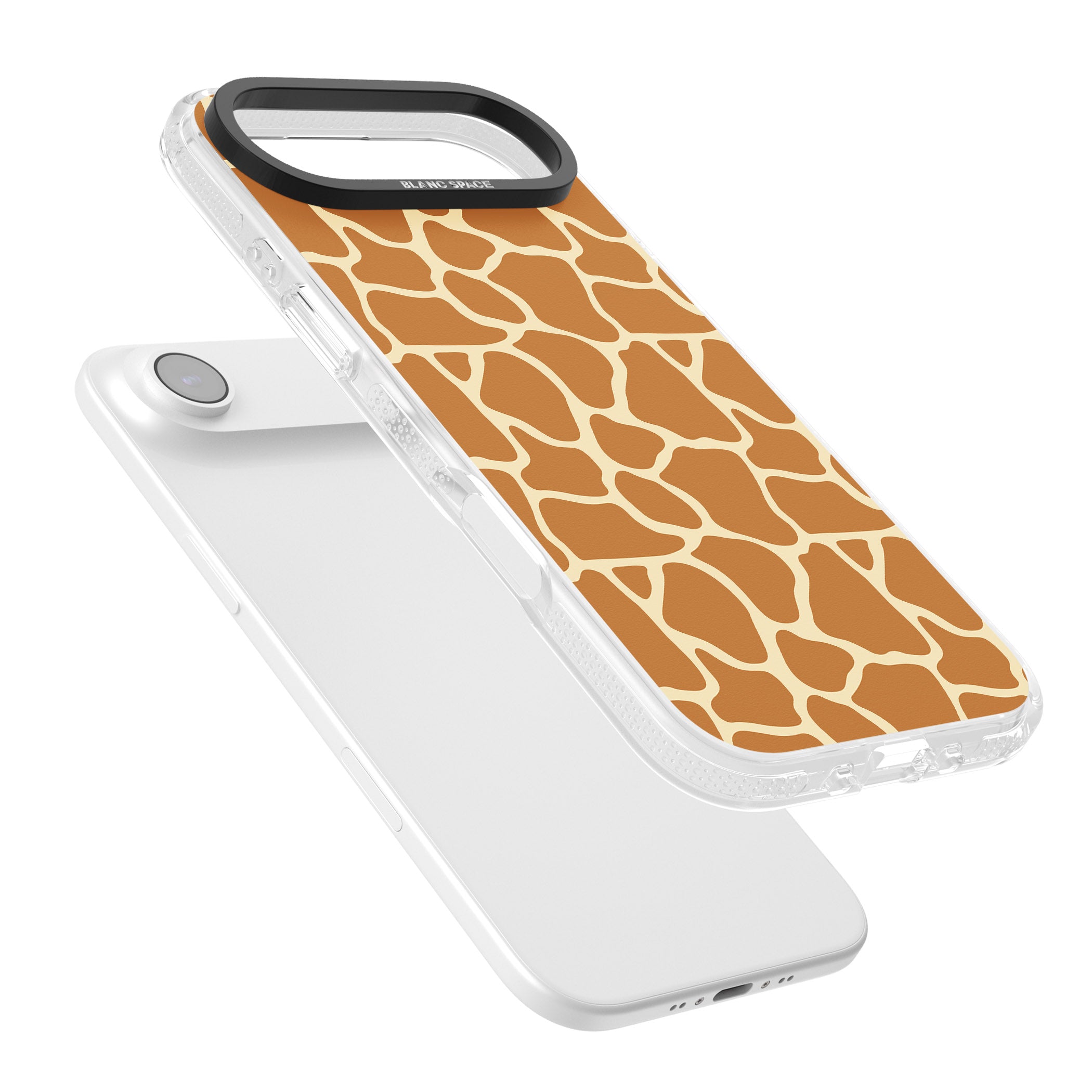 Giraffe Pattern iPhone 17 Air Impact Air Clear Phone Case Colours