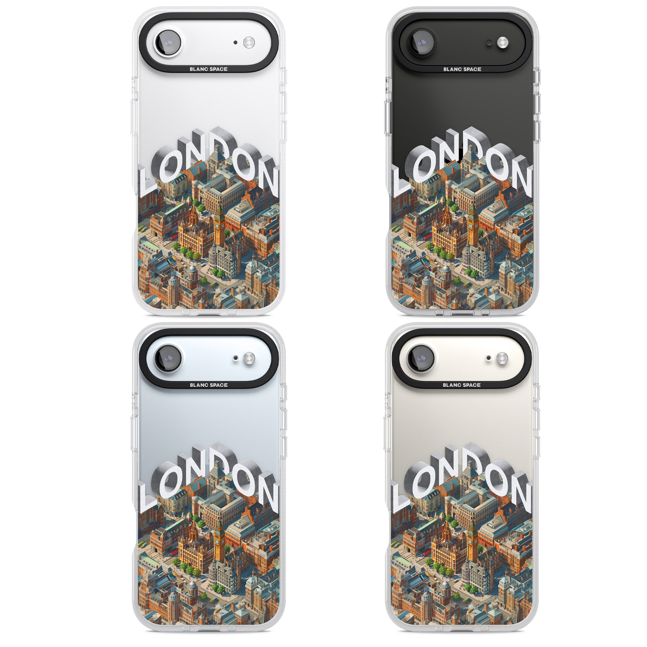 London iPhone 17 Air Impact Air Clear Phone Case APT Impact Protection
