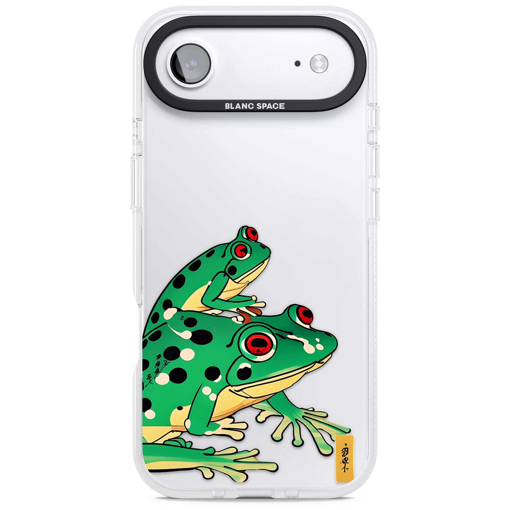 Matsumoto Hoji Frog Green iPhone 17 Air Impact Air Clear Phone Case