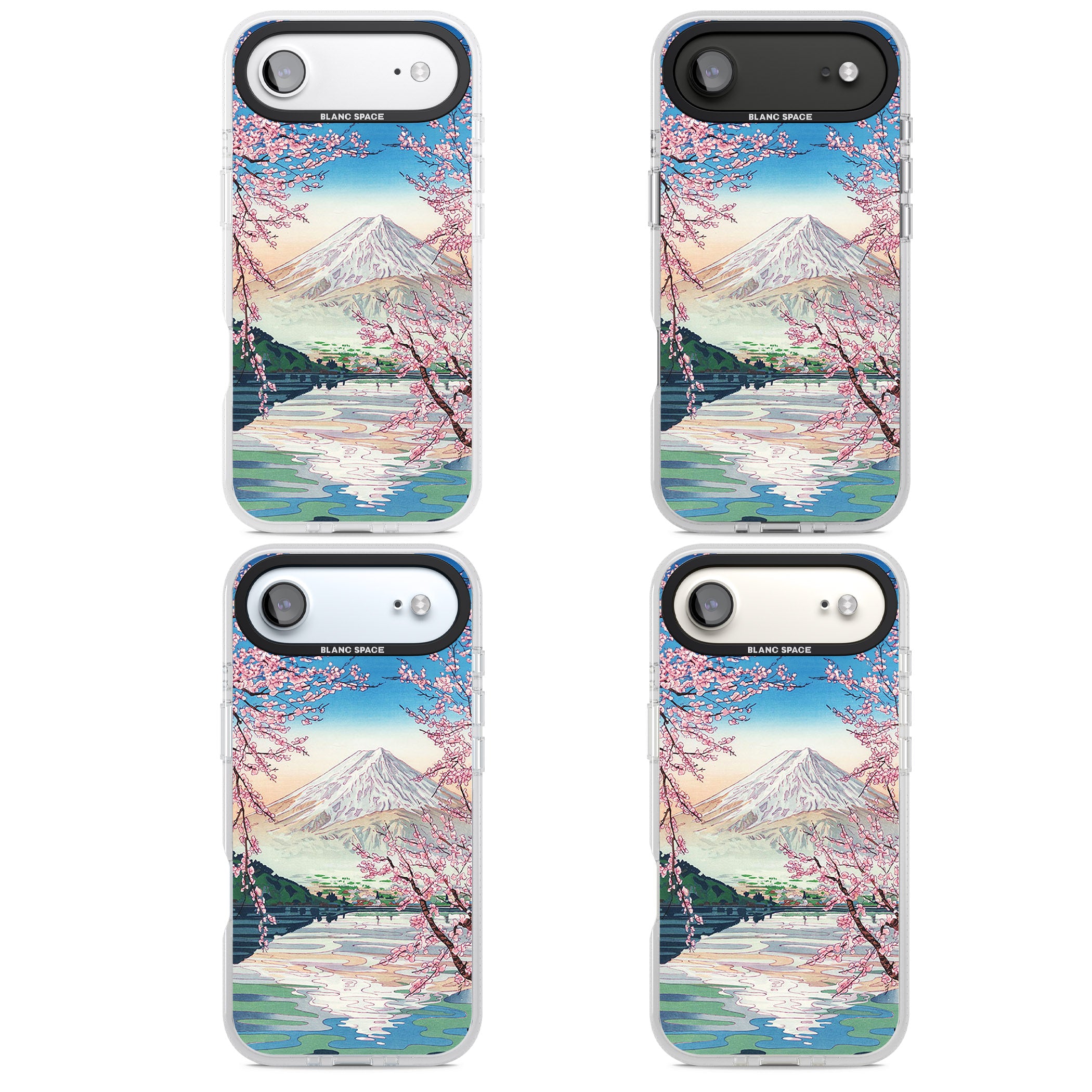 Mt Fuji From Lake Kawaguchi iPhone 17 Air Impact Air Clear Phone Case APT Impact Protection