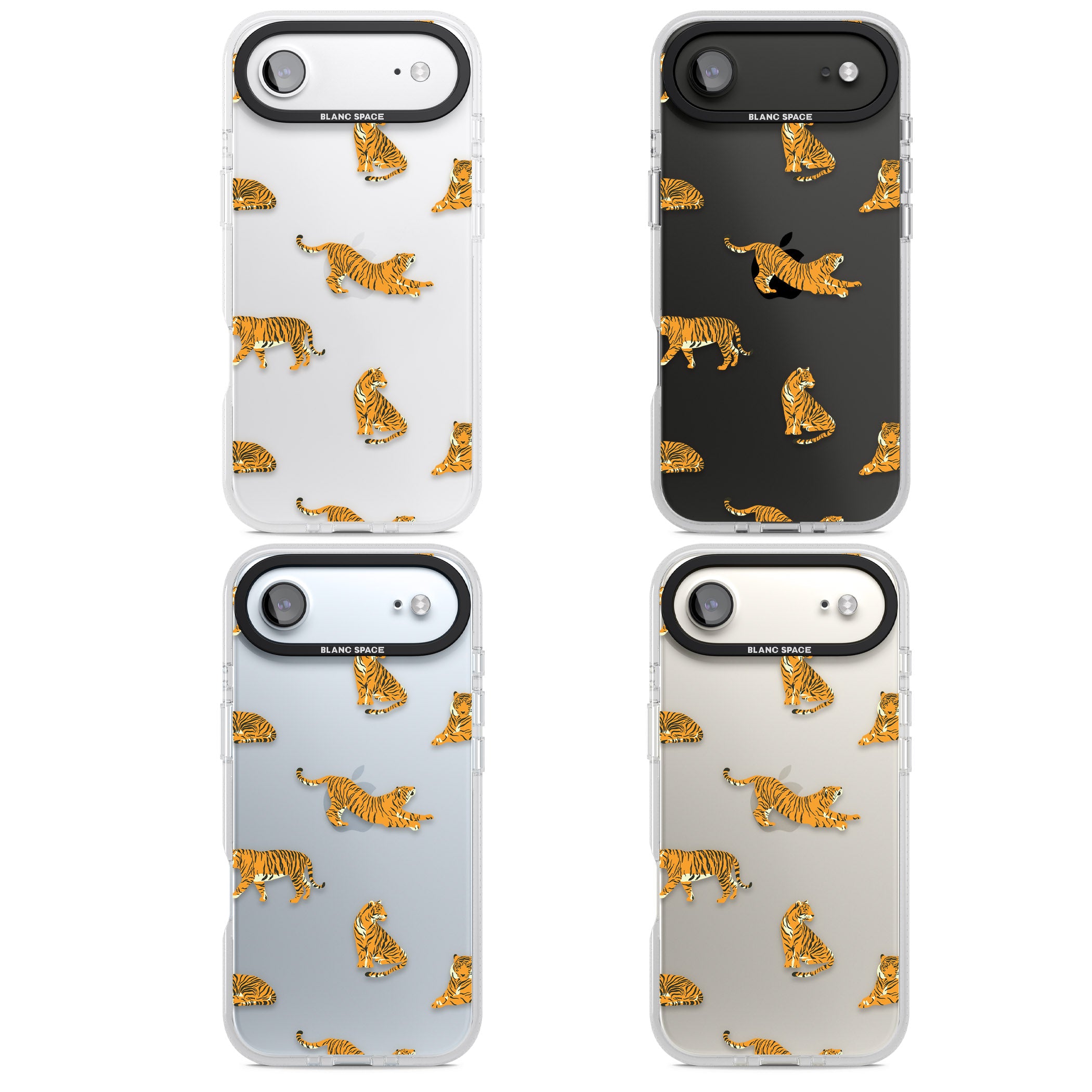 Clear Tiger Jungle iPhone 17 Air Impact Air Clear Phone Case APT Impact Protection