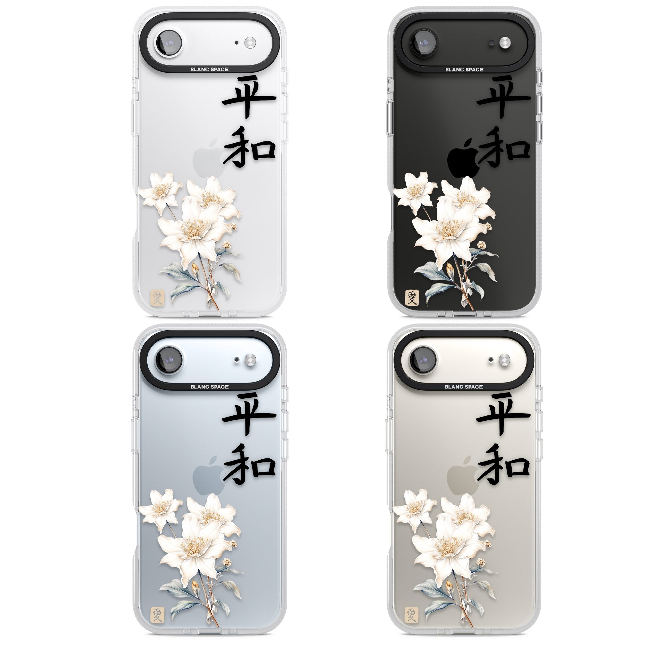 Peace And Flowers iPhone 17 Air Impact Air Clear Phone Case APT Impact Protection