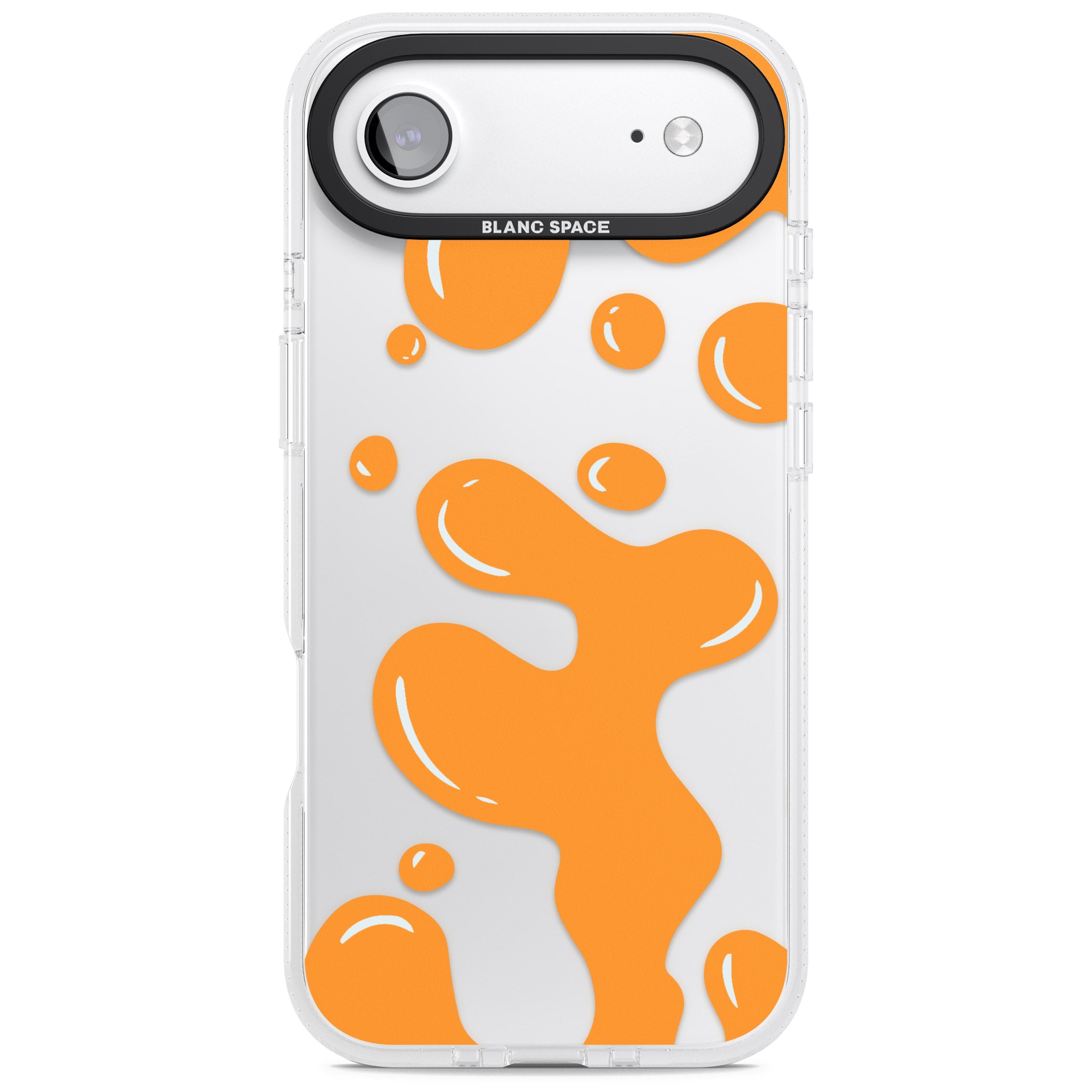 Orange Lava Lamp iPhone 17 Air Impact Air Clear Phone Case