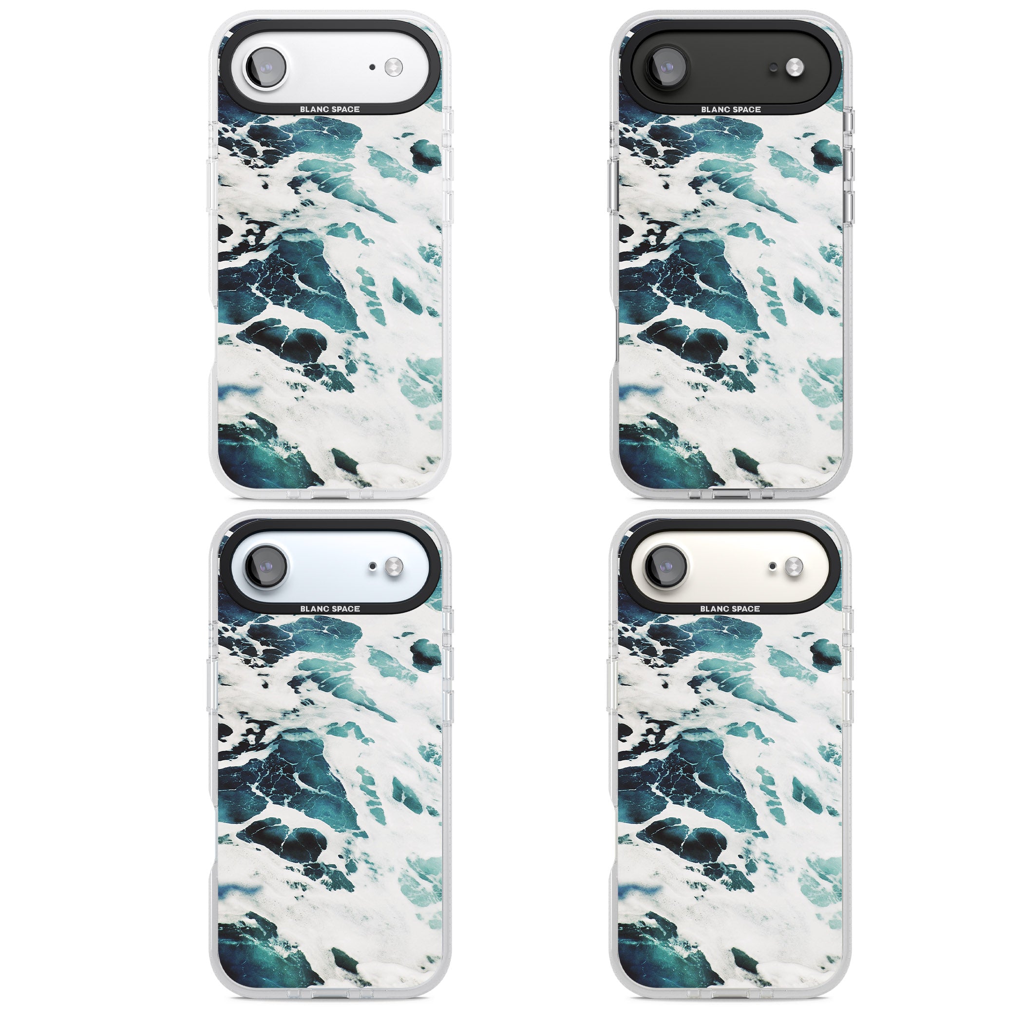 Ocean Surge iPhone 17 Air Impact Air Clear Phone Case APT Impact Protection