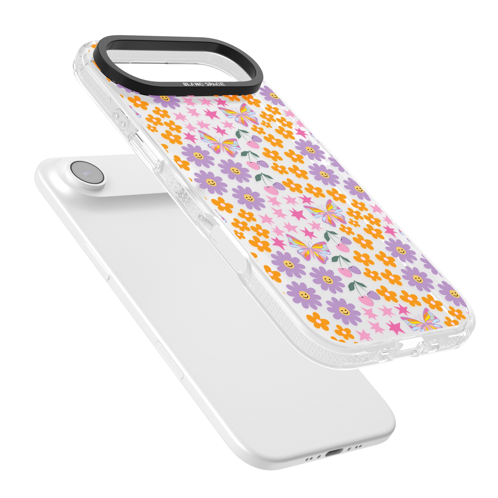 Botanical Bombardment iPhone 17 Air Impact Air Clear Phone Case Colours