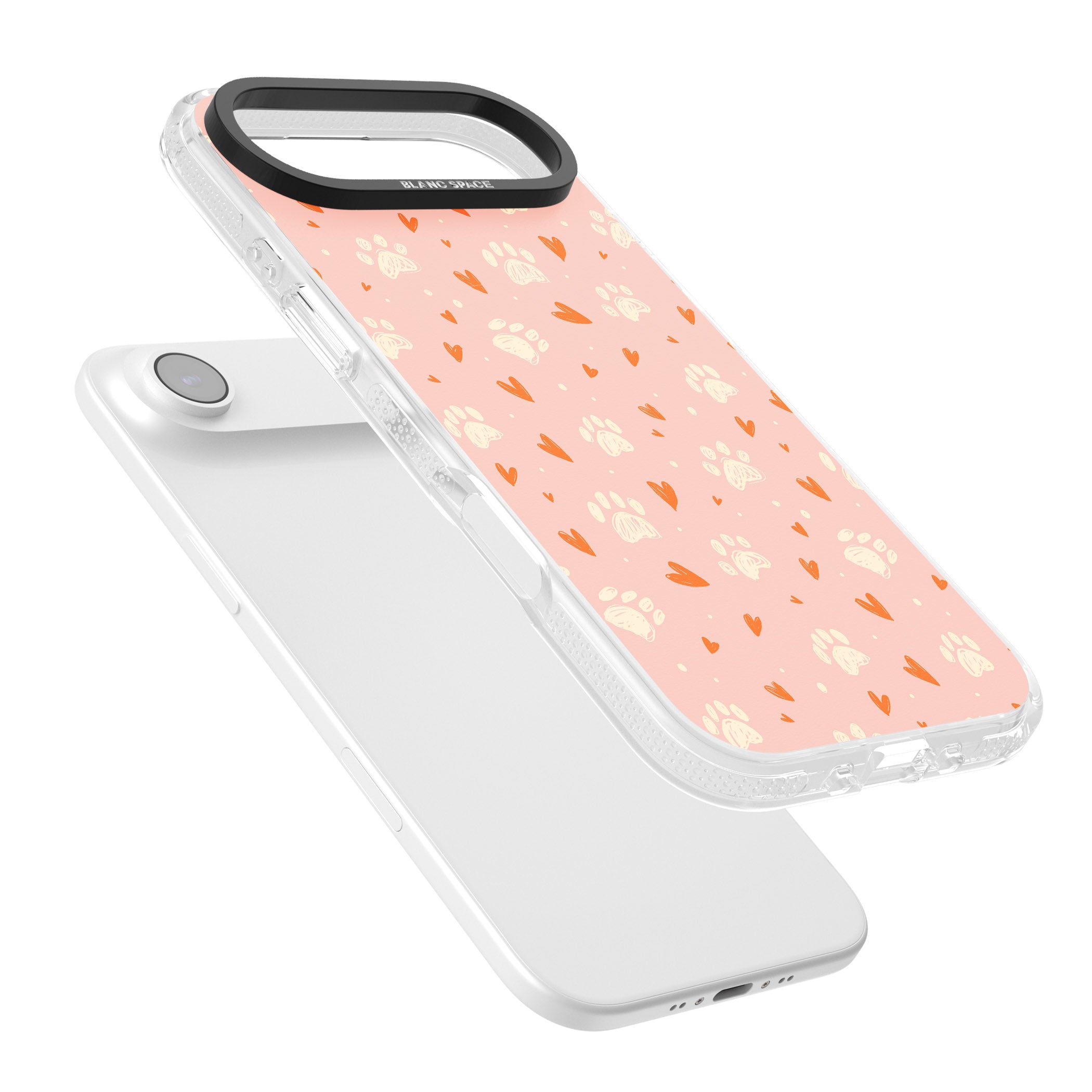 Paws & Hearts iPhone 17 Air Impact Air Clear Phone Case Colours