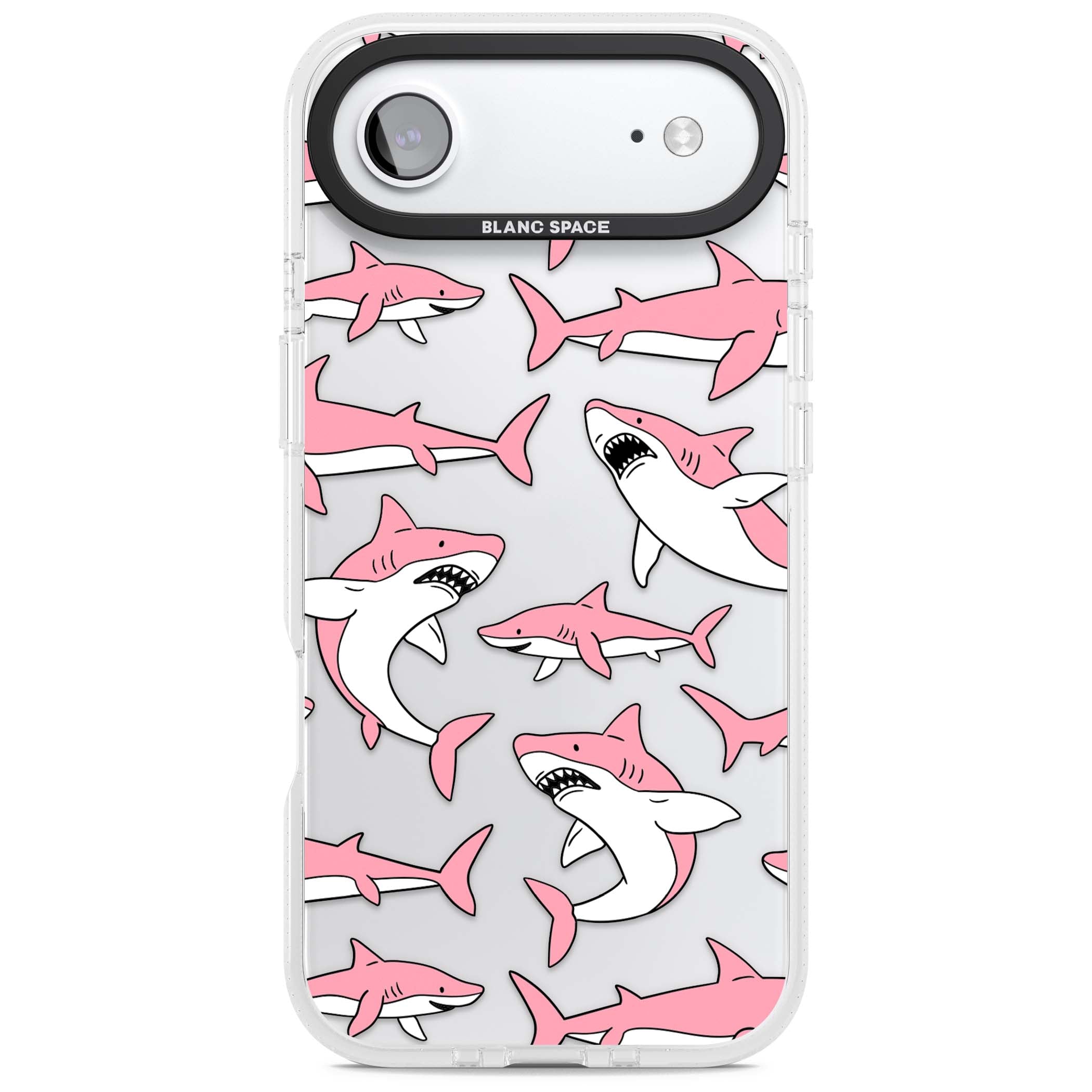 Bubblegum Sharks for her iPhone case | Clear Case Impact Air case for iPhone Air