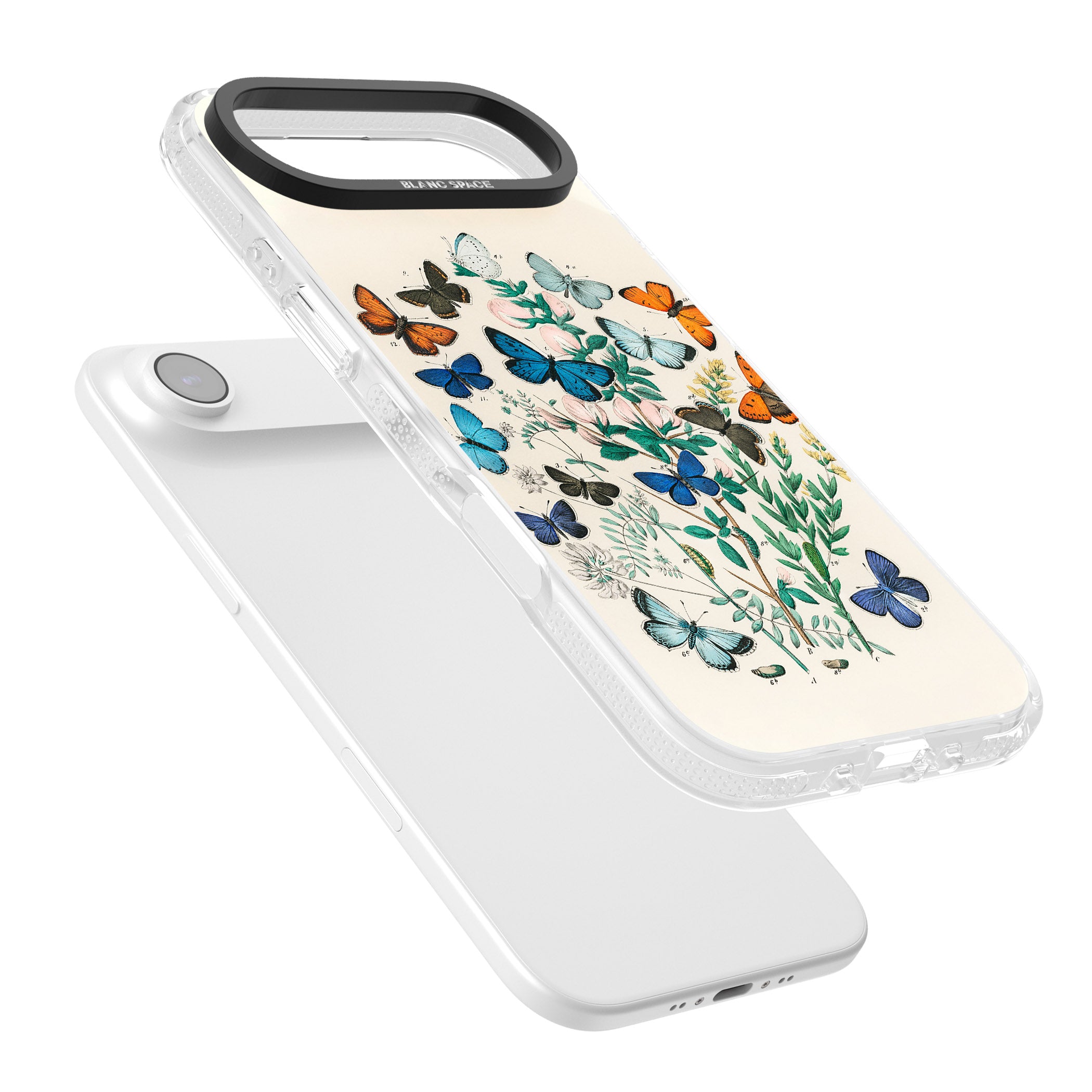 European Butterflies iPhone 17 Air Impact Air Clear Phone Case Colours