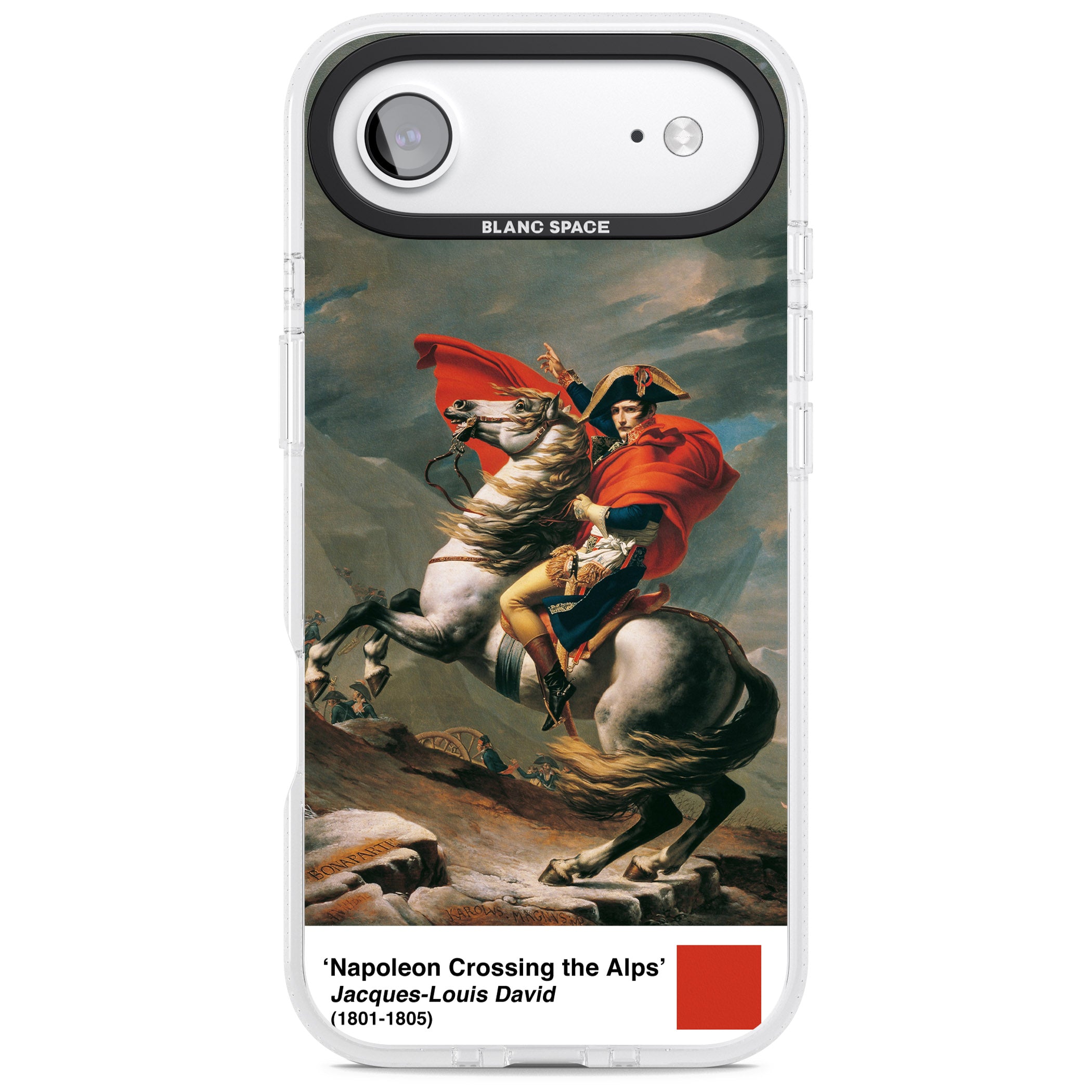 Napoleon Crossing The Alps iPhone 17 Air Impact Air Clear Phone Case