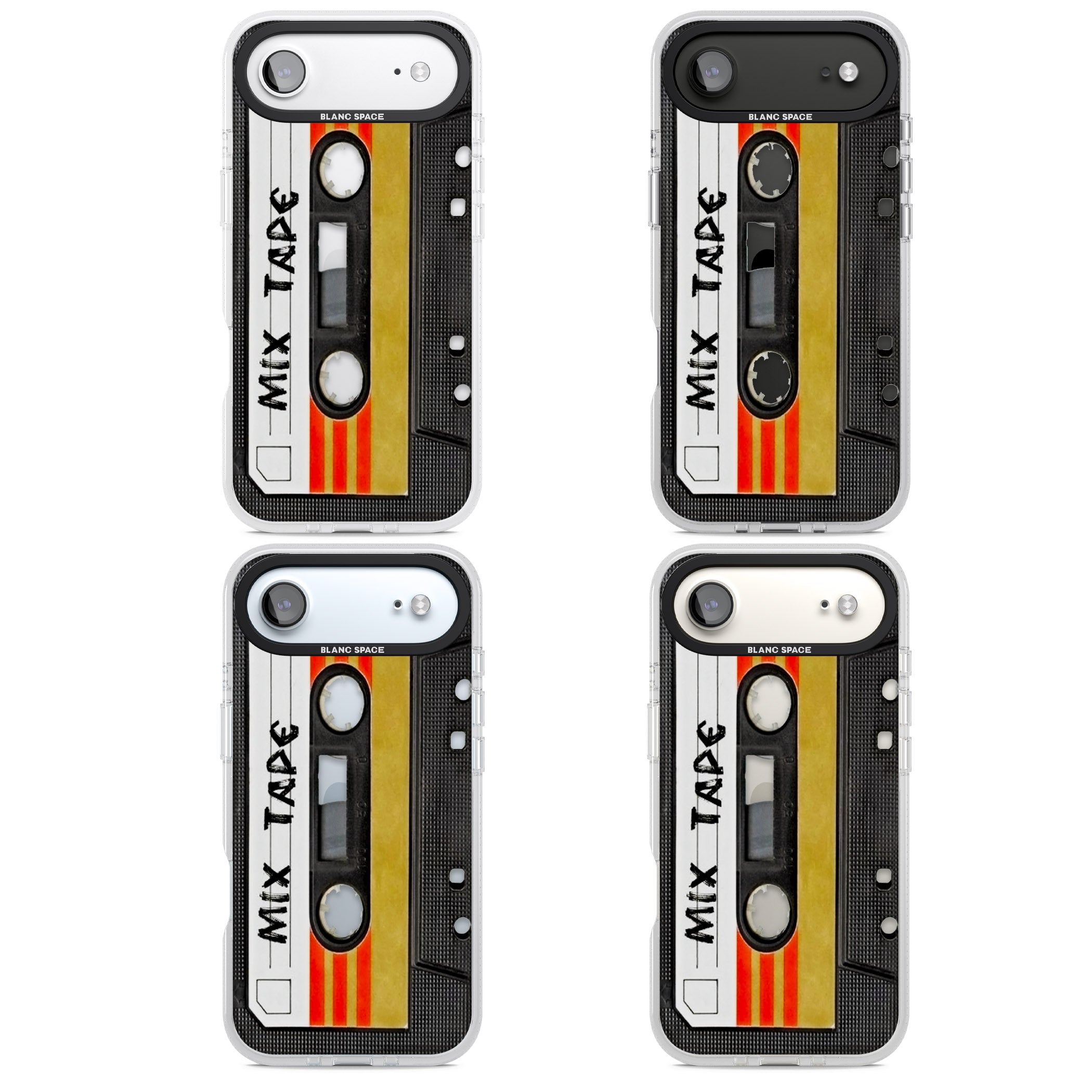 Retro Mix Tape iPhone 17 Air Impact Air Clear Phone Case APT Impact Protection
