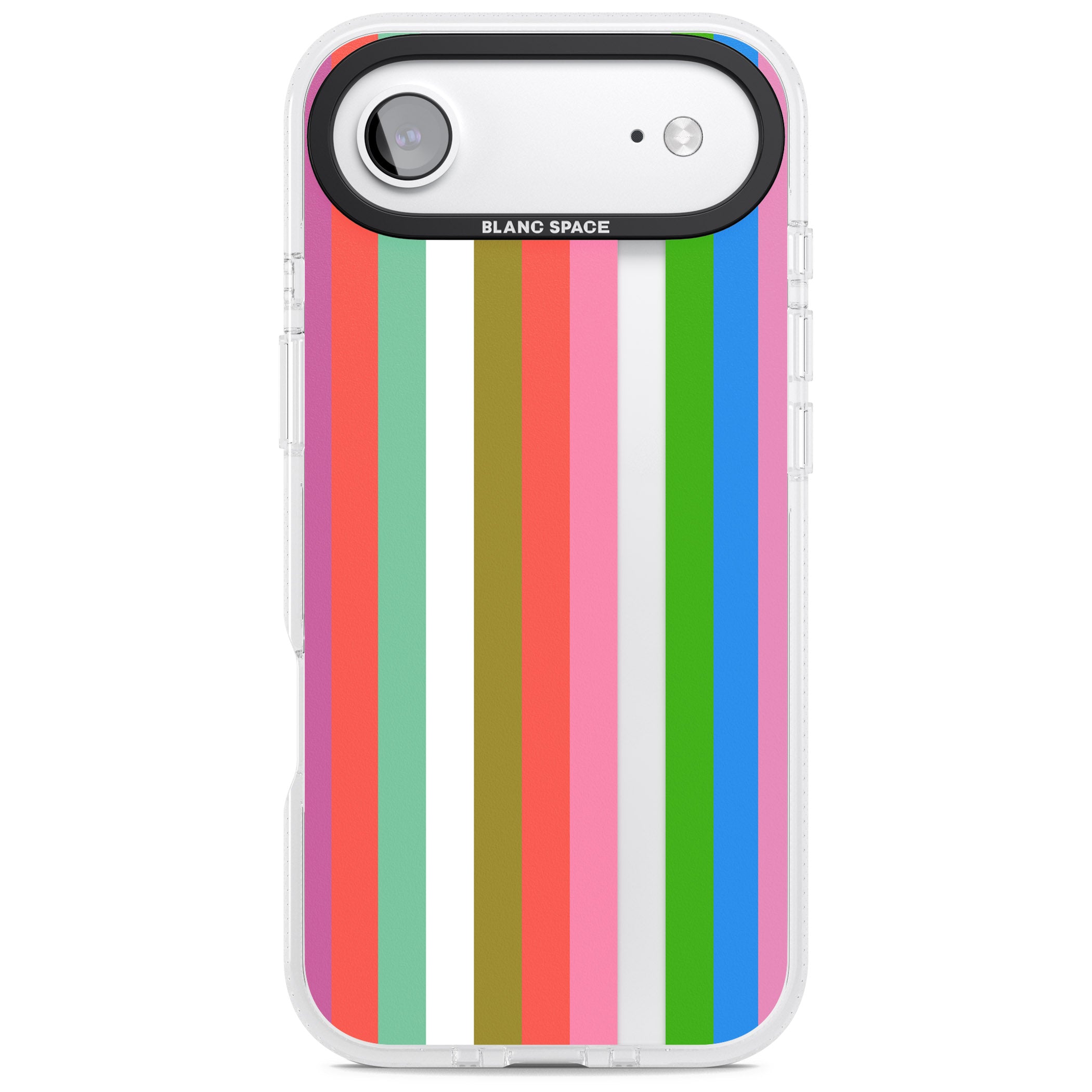 Vibrant Stripes iPhone 17 Air Impact Air Clear Phone Case