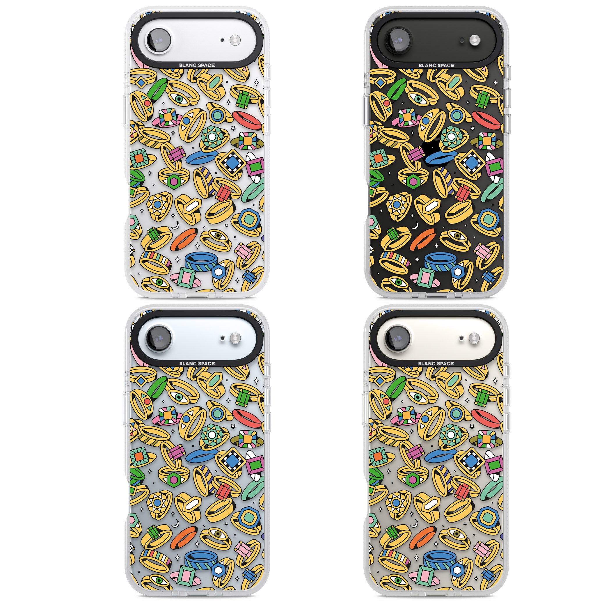 Gemstone Glitz iPhone 17 Air Impact Air Clear Phone Case APT Impact Protection